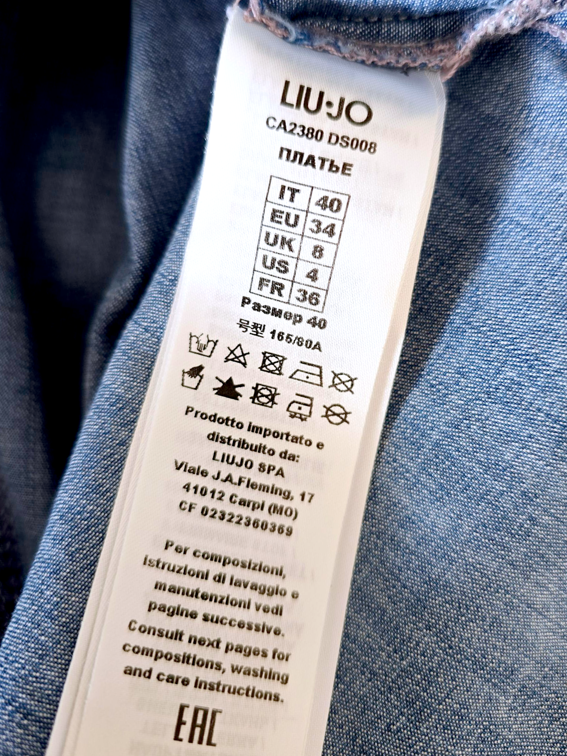 Robe en jean liu-jo