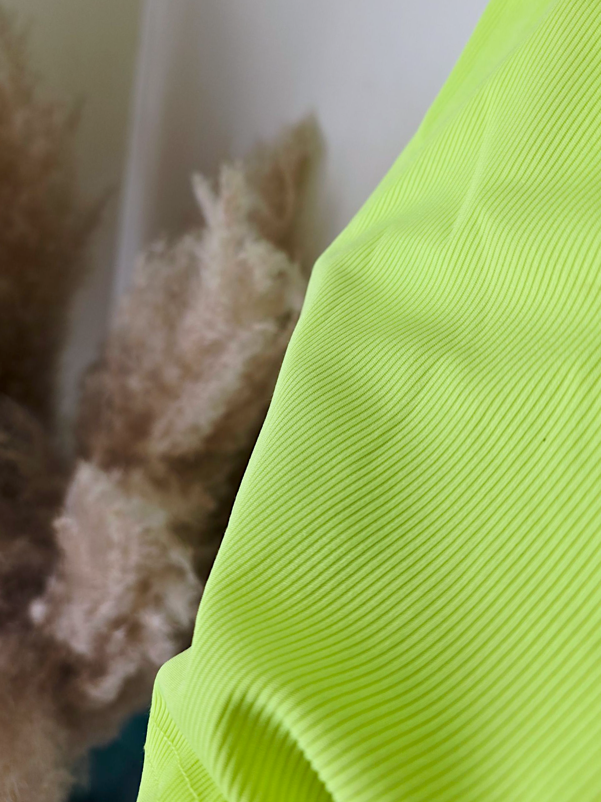 Marcel côtelé jaune fluo