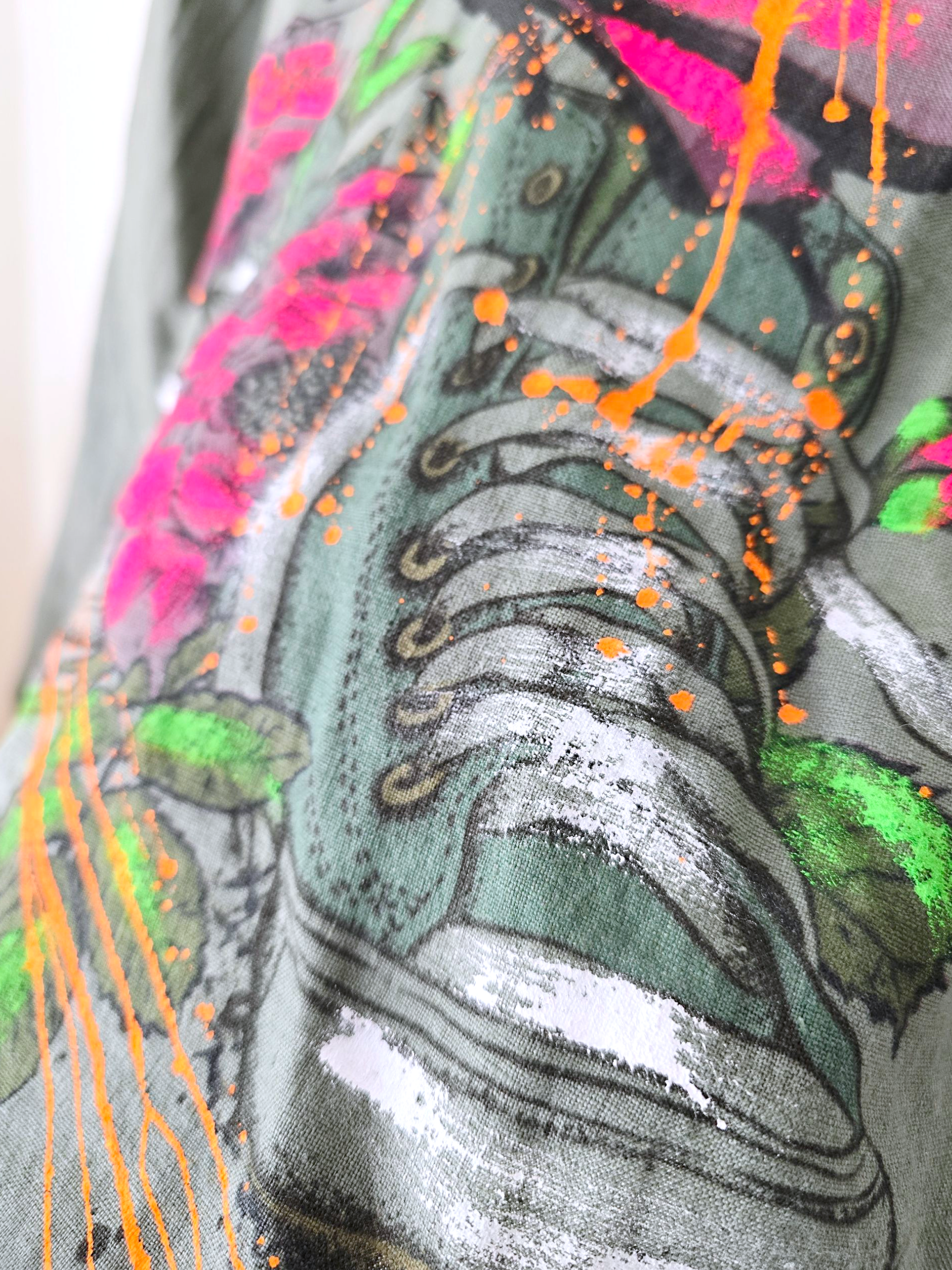 Veste surchemise kaki