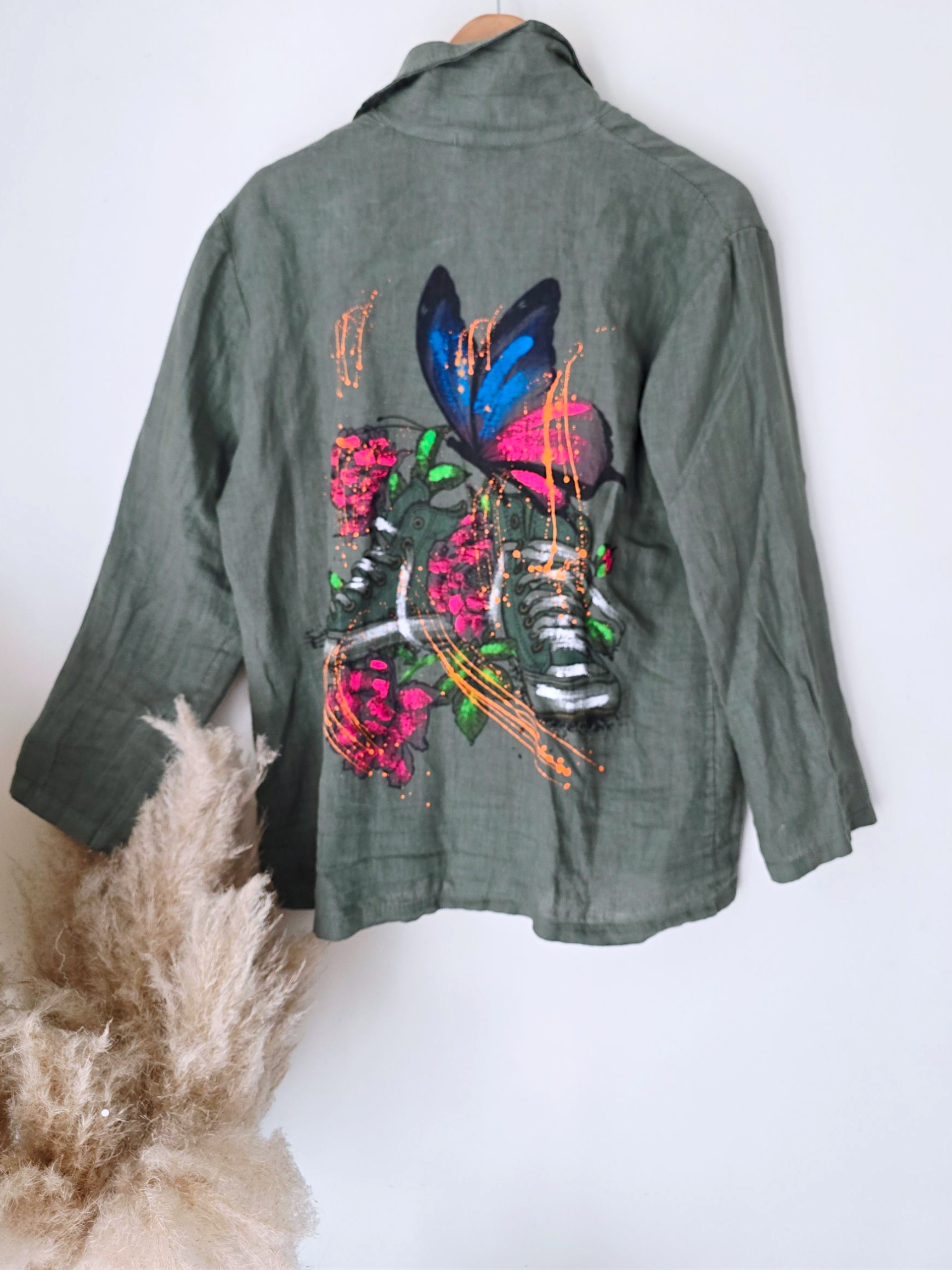 Veste surchemise kaki