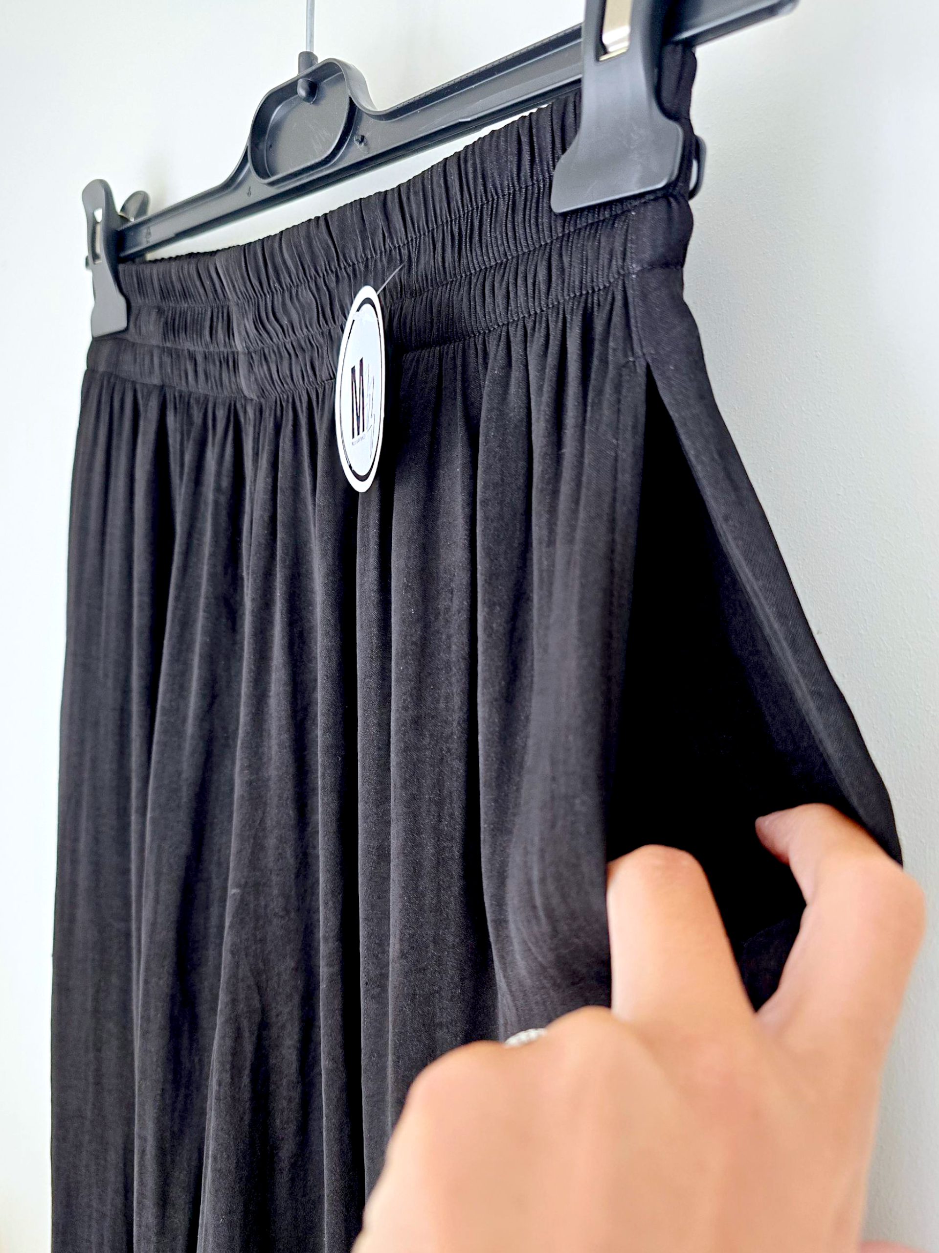 Pantalon black jambes larges