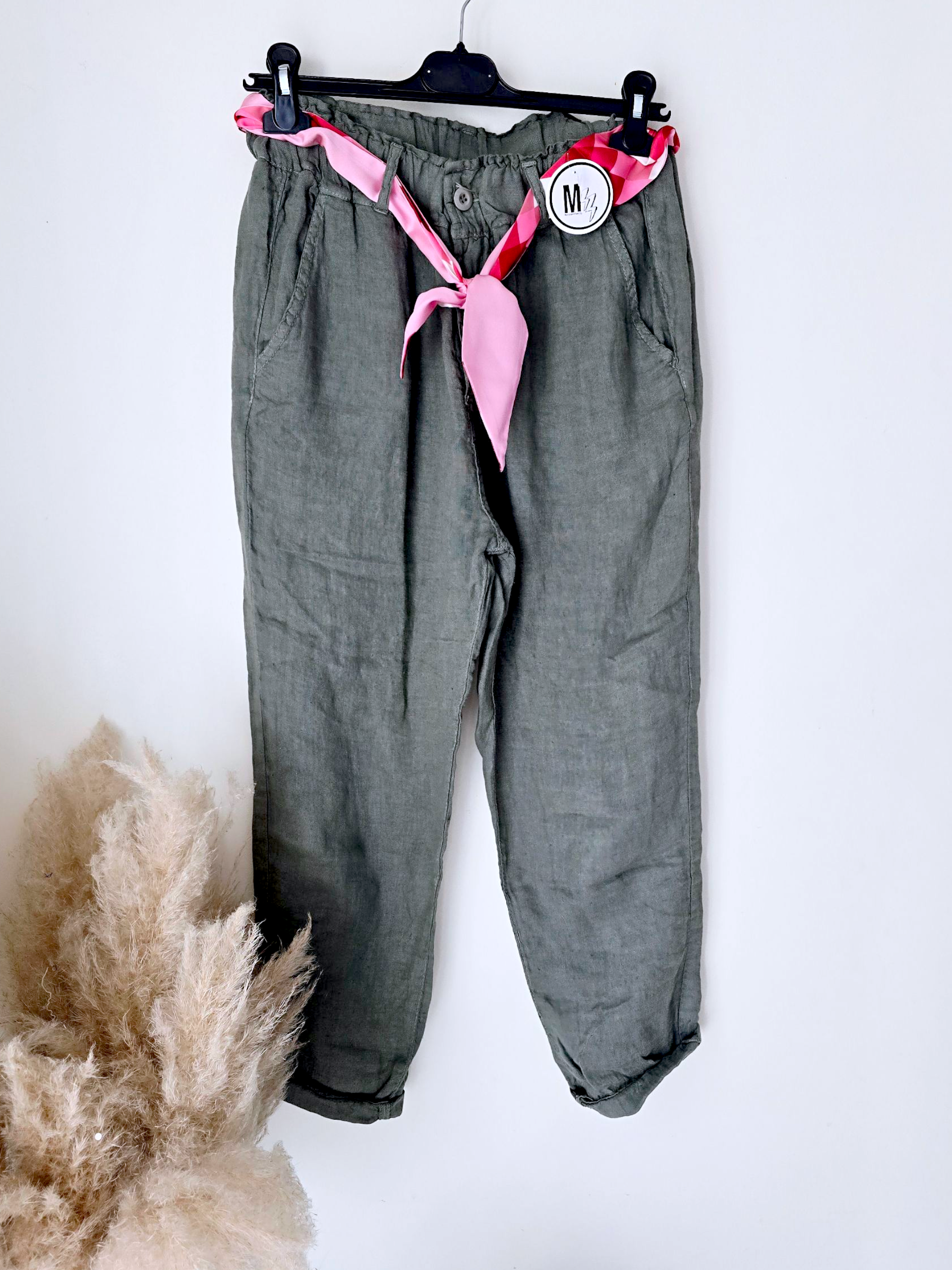 Pantalon kaki &amp; ceinture