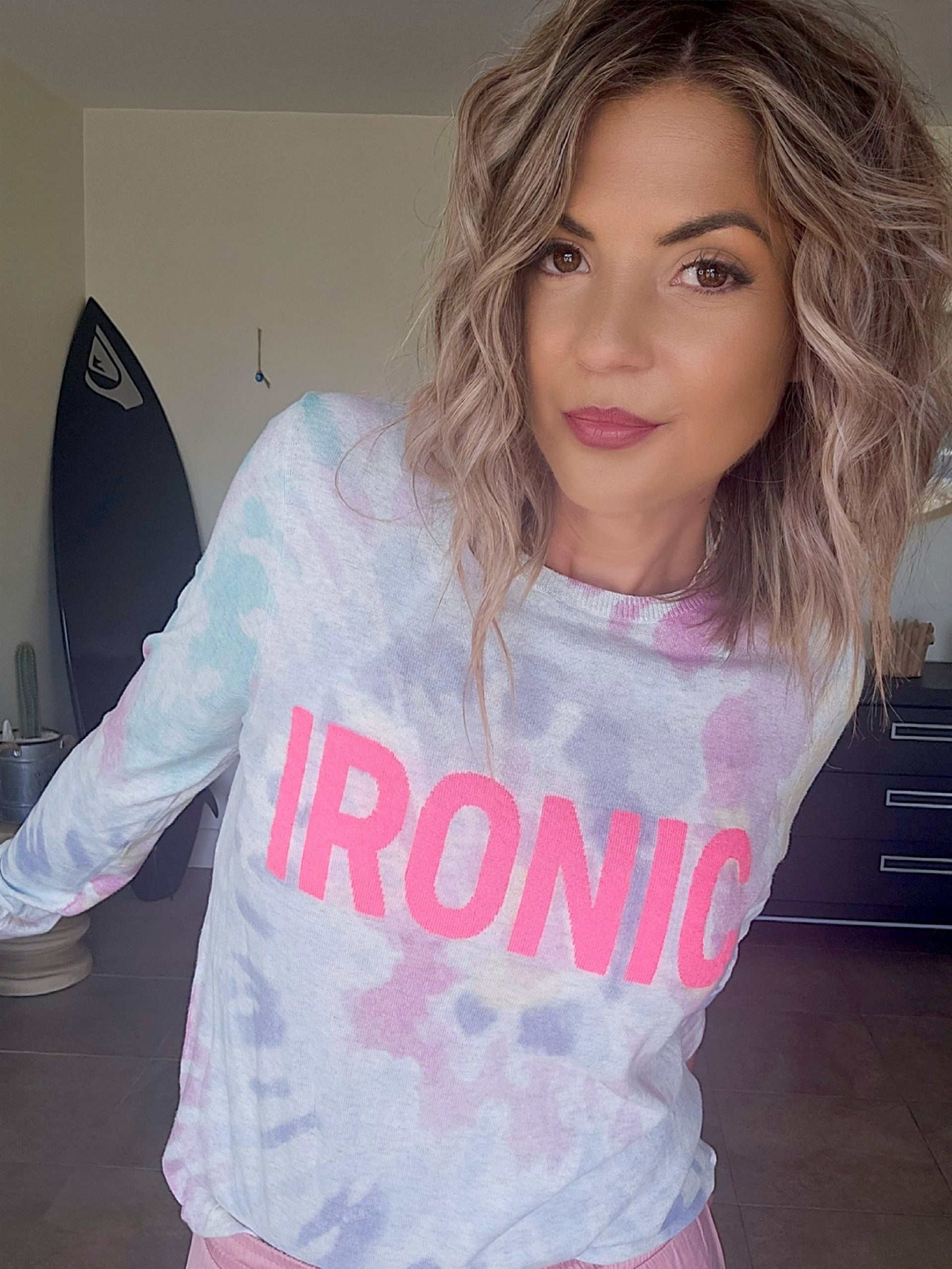 Pull tie and dye Ironic