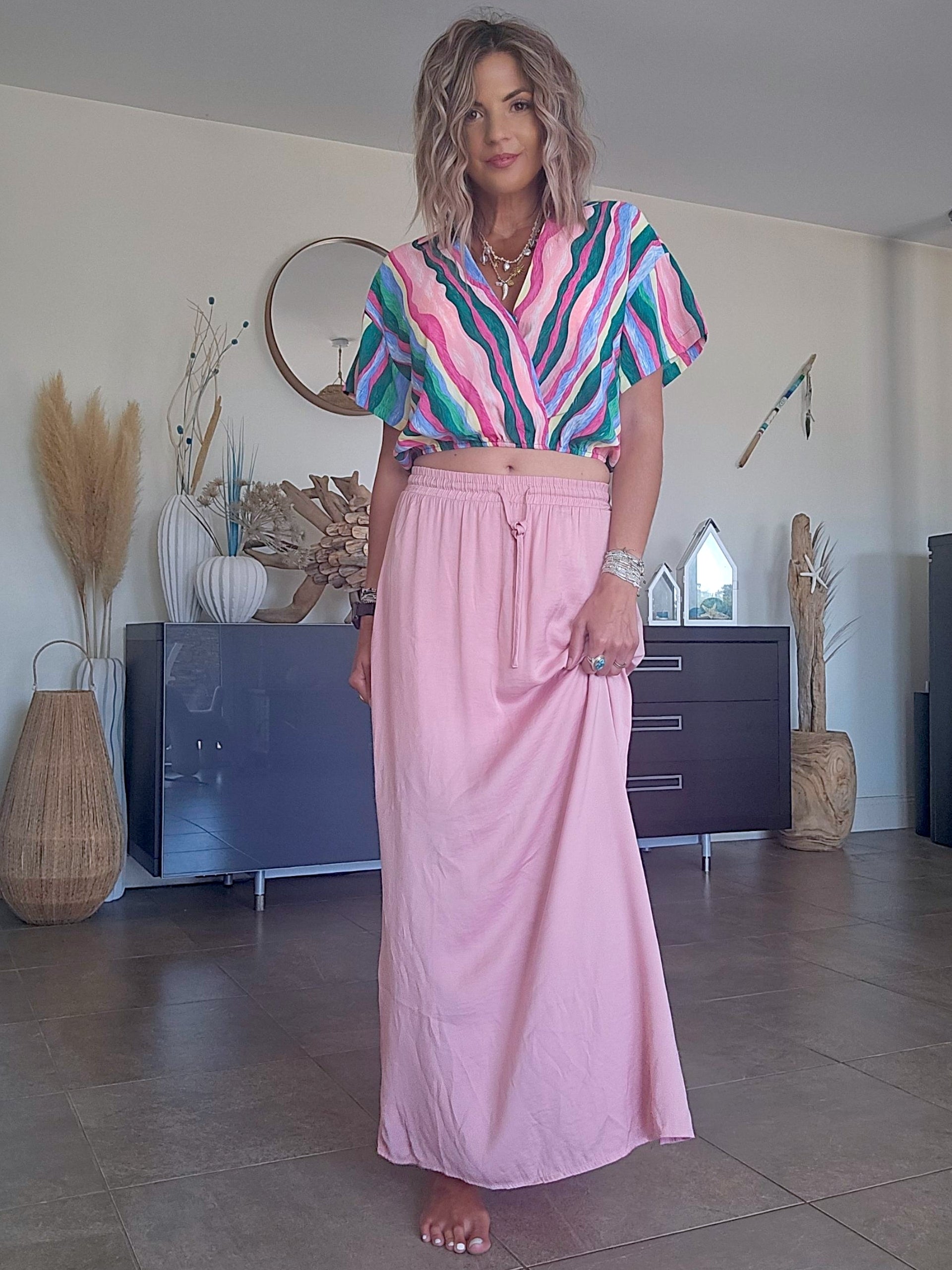 Blouse arlequin