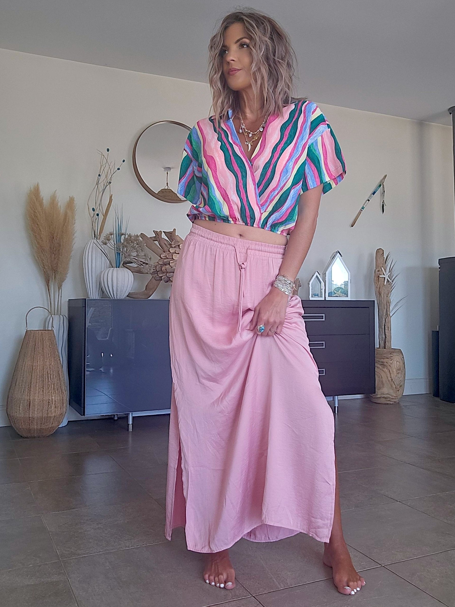 Blouse arlequin
