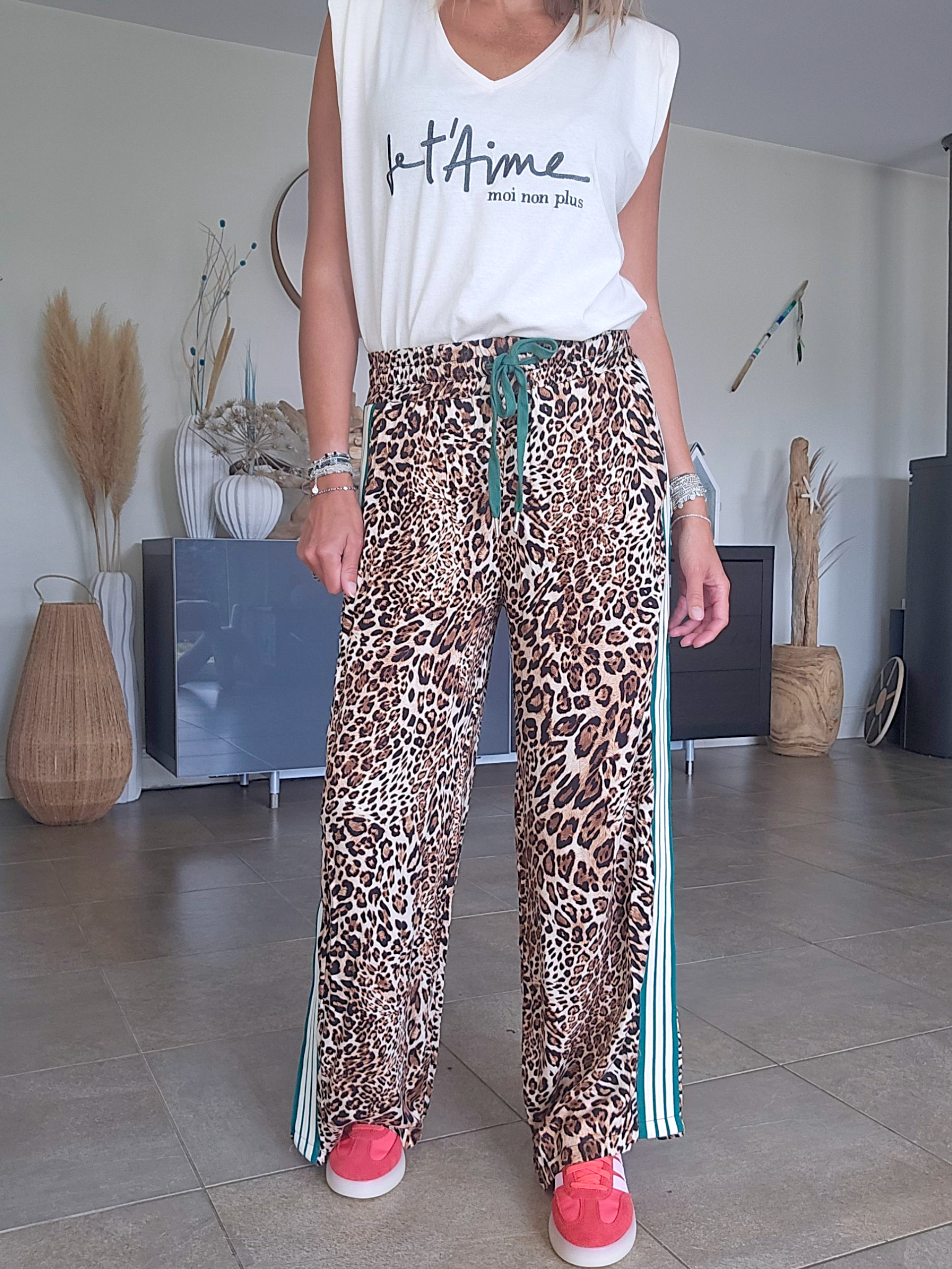 Pantalon Léo à bandes