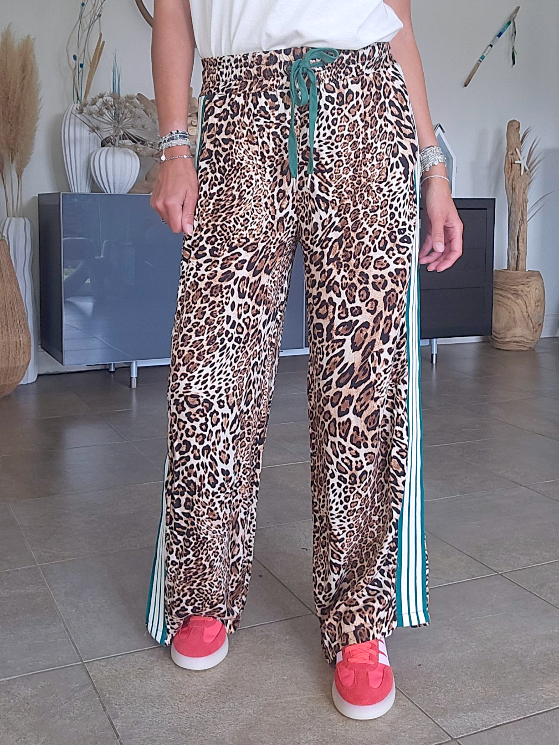 Pantalon Léo à bandes