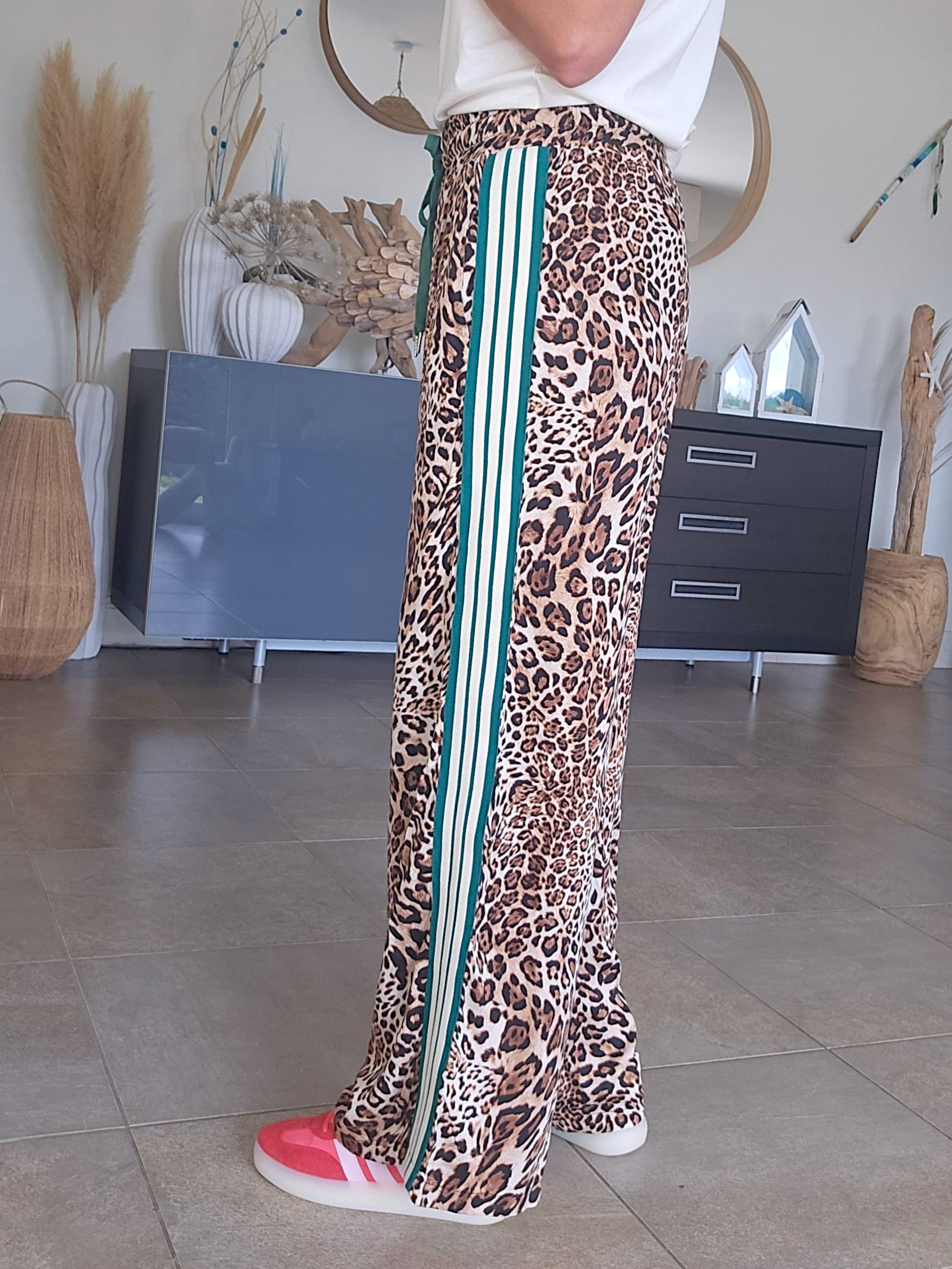 Pantalon Léo à bandes