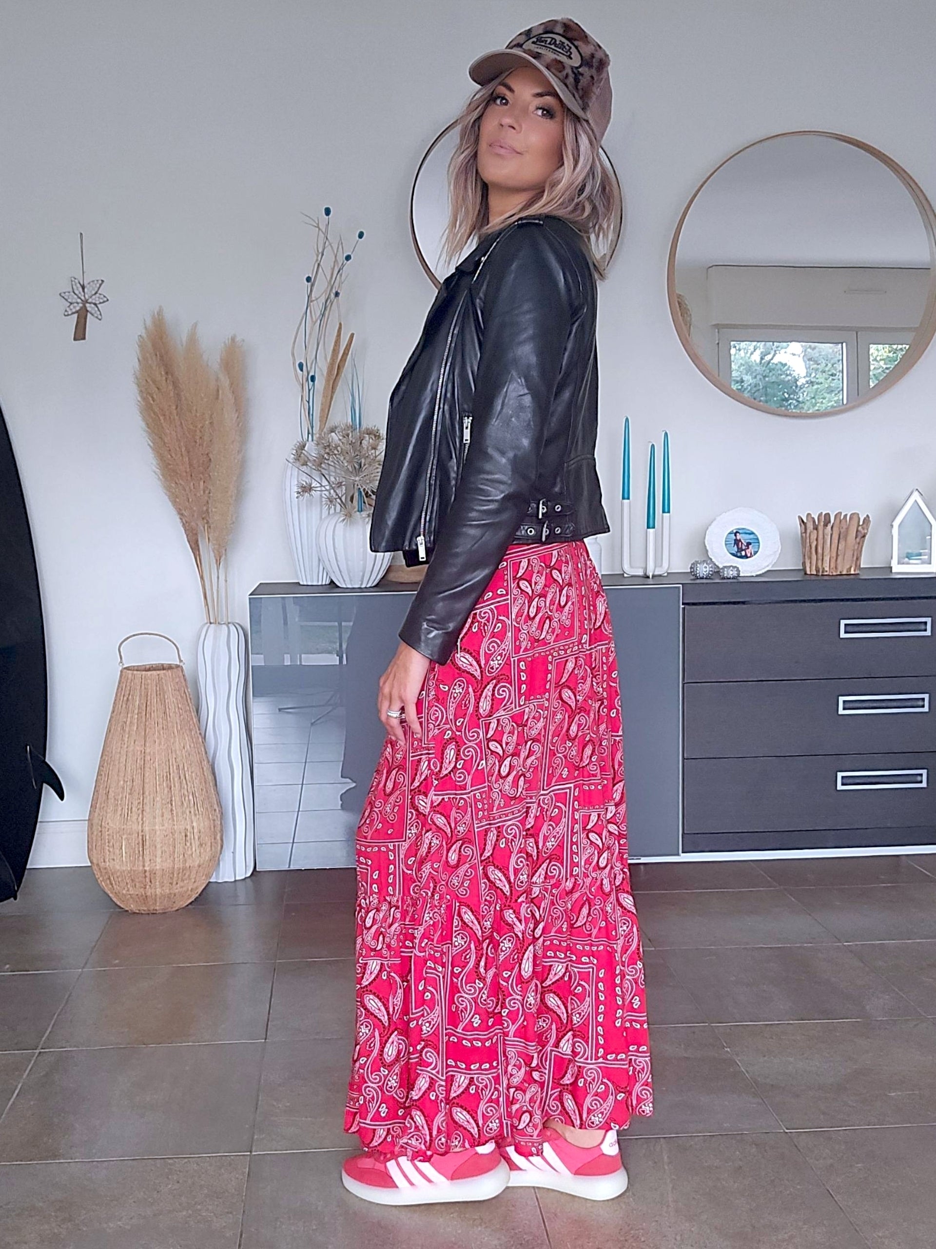 Perfecto noir cuir agneau