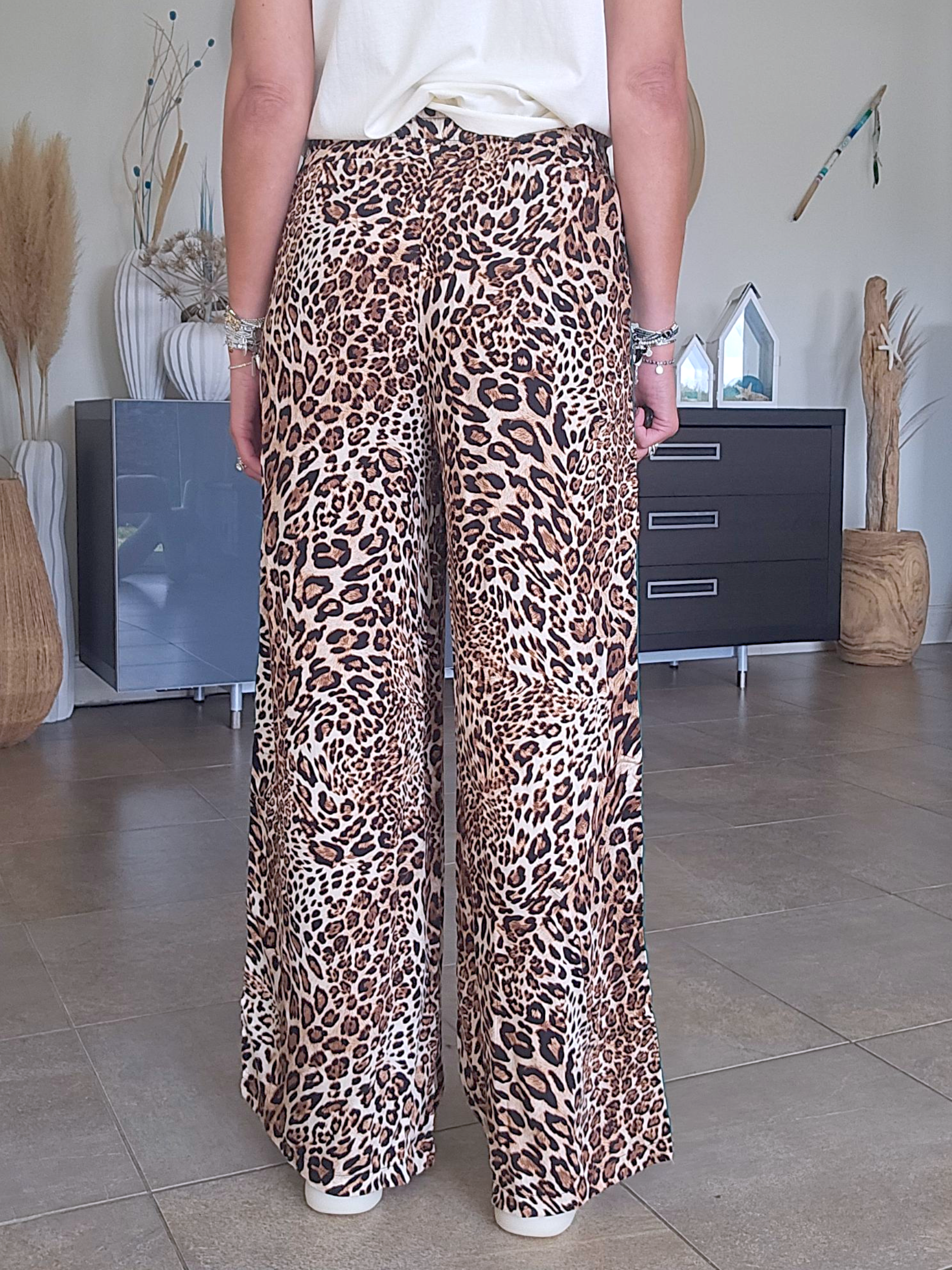 Pantalon Léo à bandes