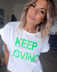 T-shirt keep vert fluo