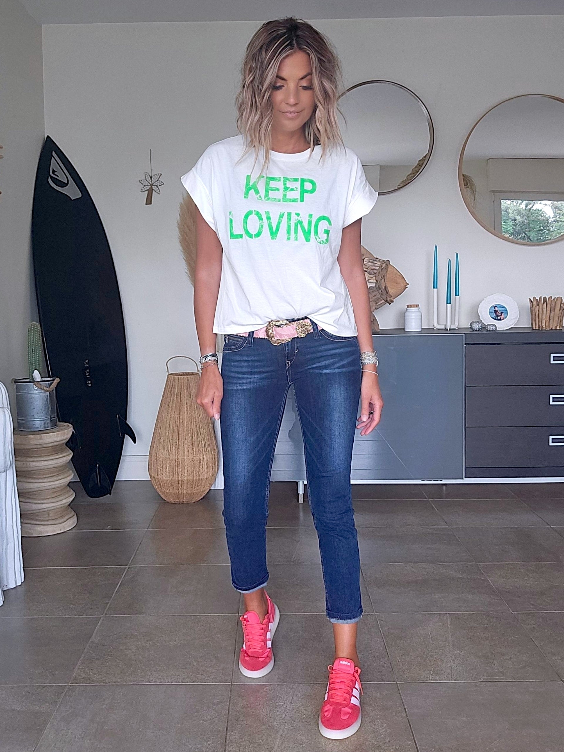 T-shirt keep vert fluo