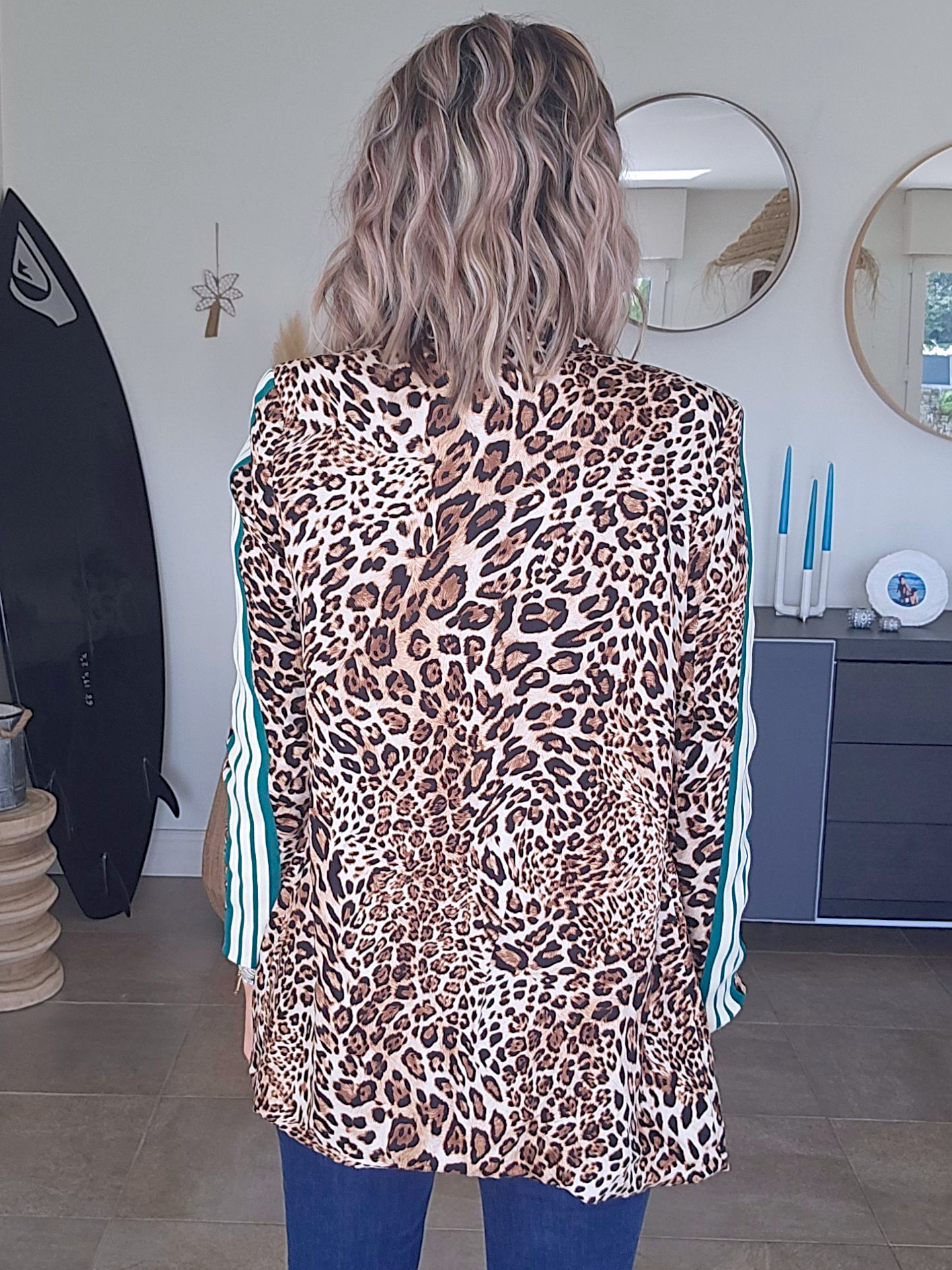 Veste Léo à bandes