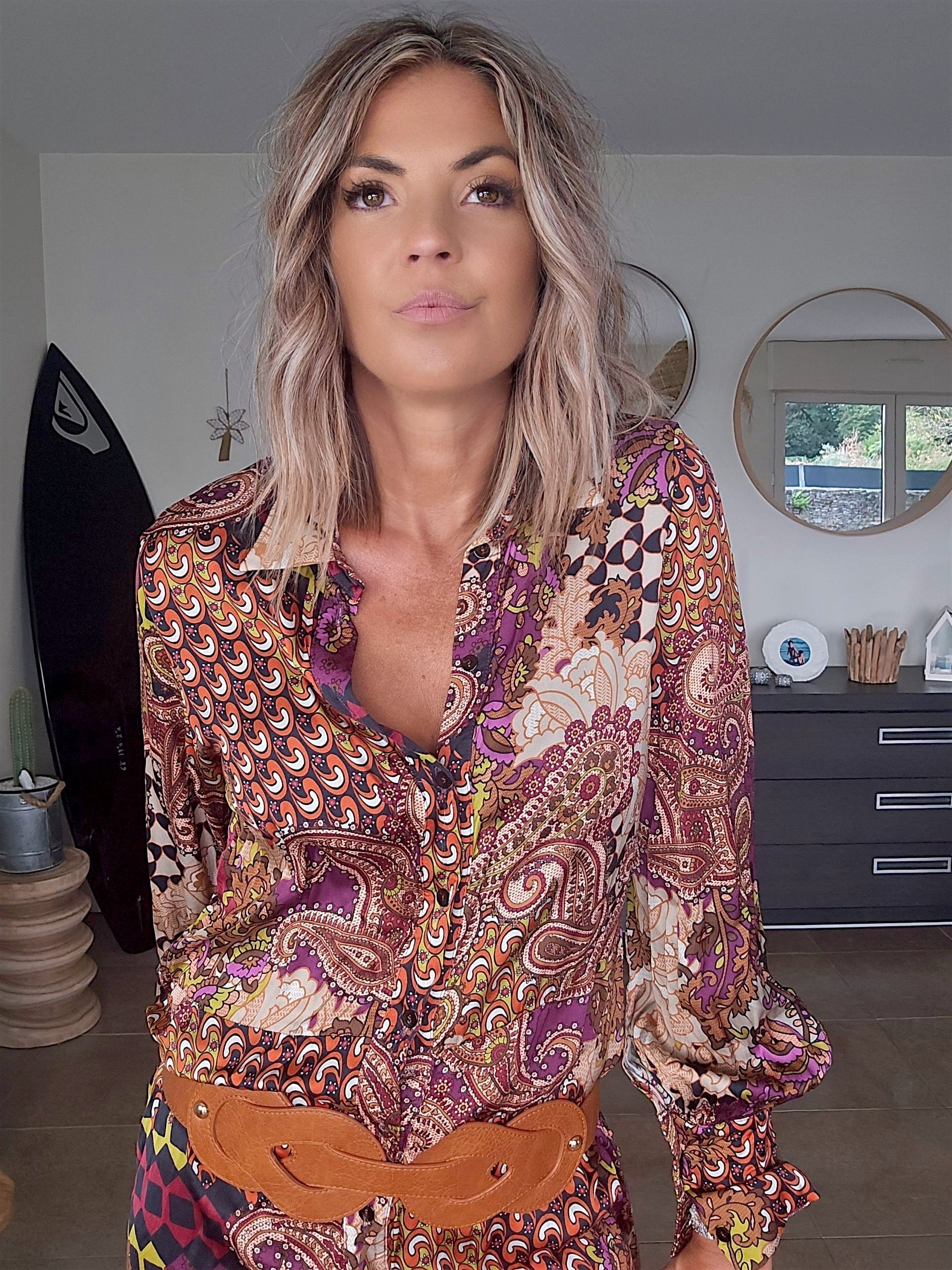 Robe automnale + ceinture