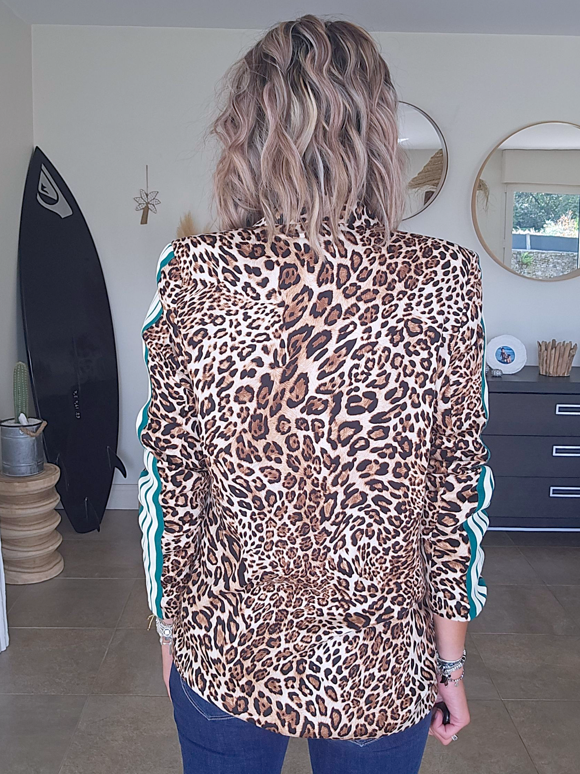 Veste Léo à bandes