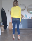 Cardigan fin yellow