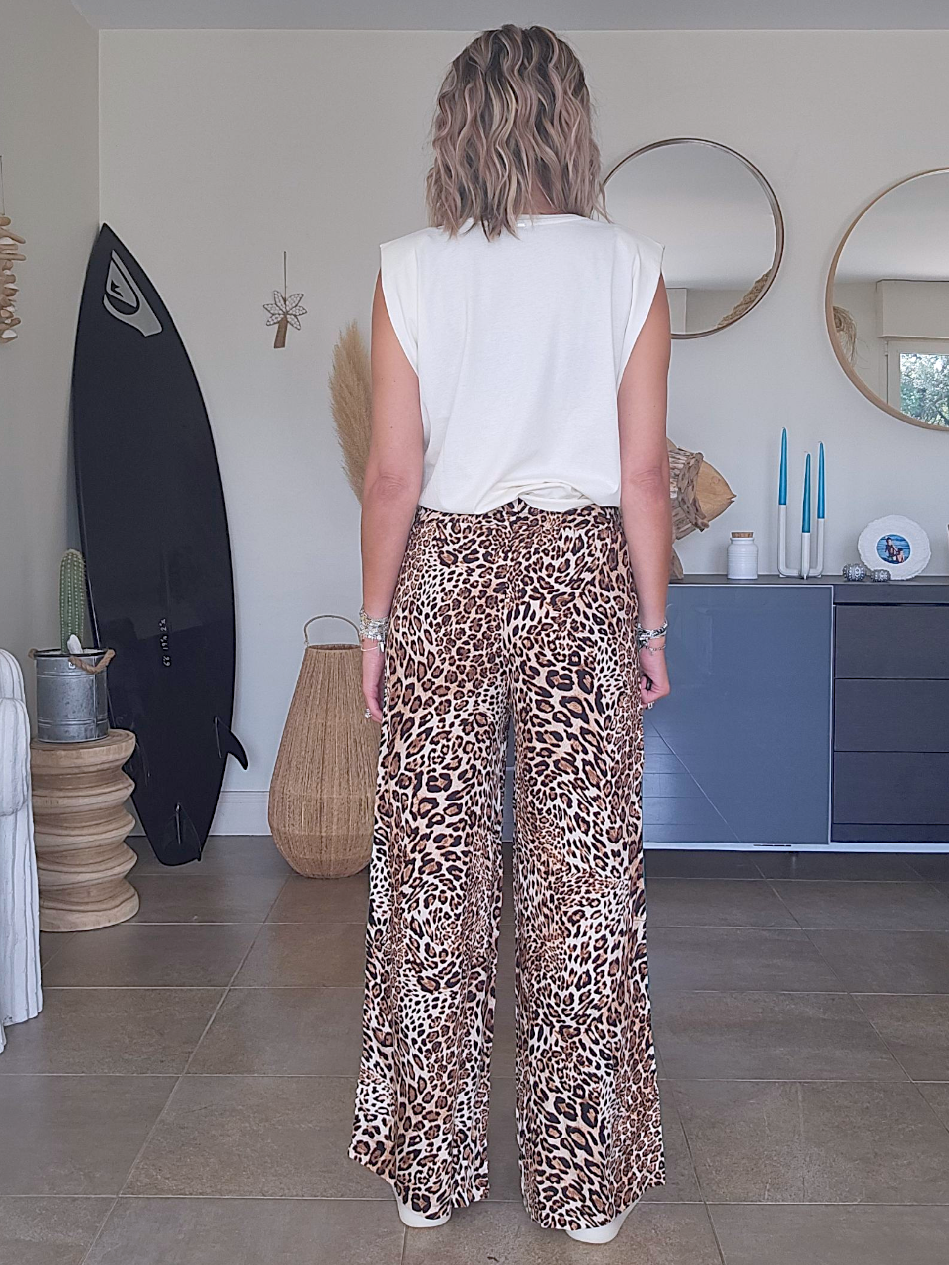 Pantalon Léo à bandes