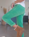Pantalon velours vert