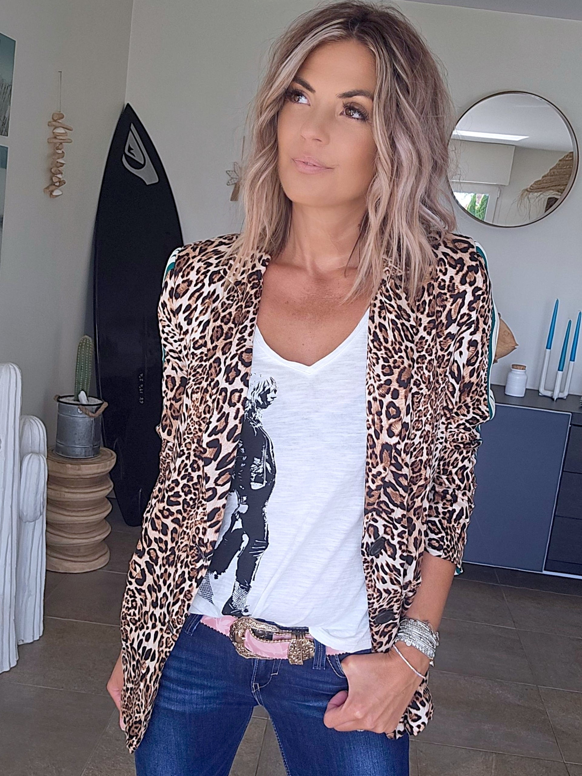 Veste Léo à bandes