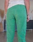 Pantalon velours vert