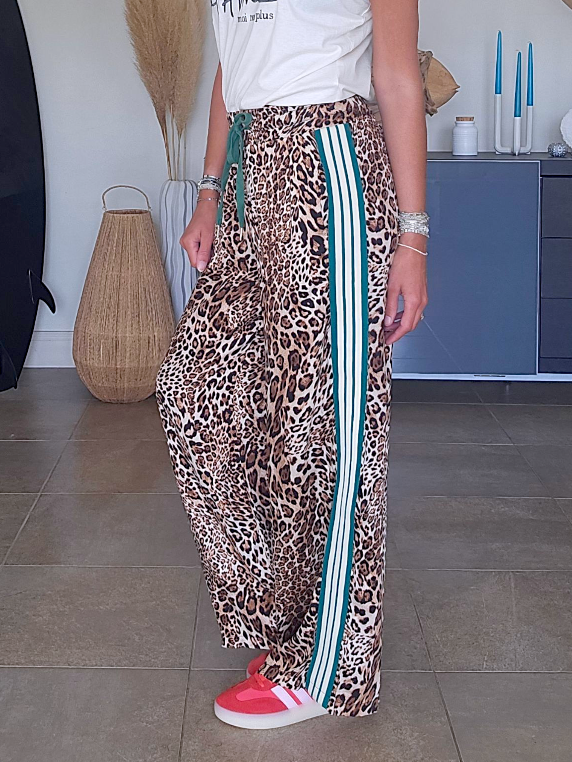 Pantalon Léo à bandes