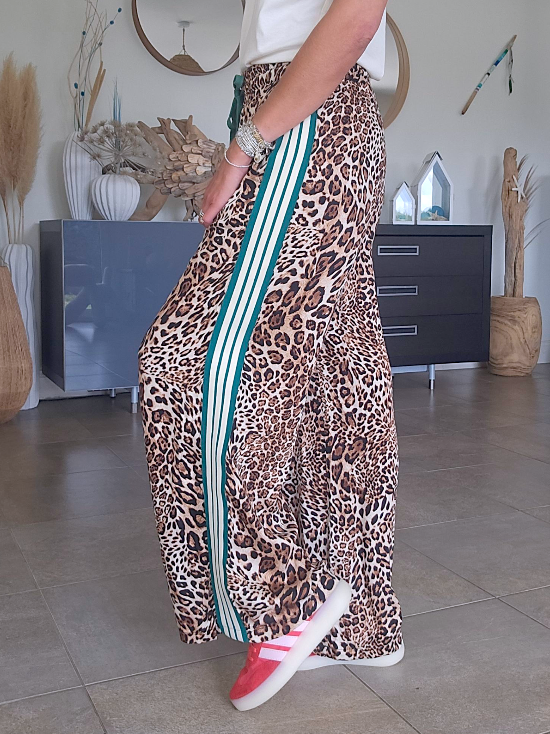 Pantalon Léo à bandes