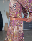 Robe automnale + ceinture