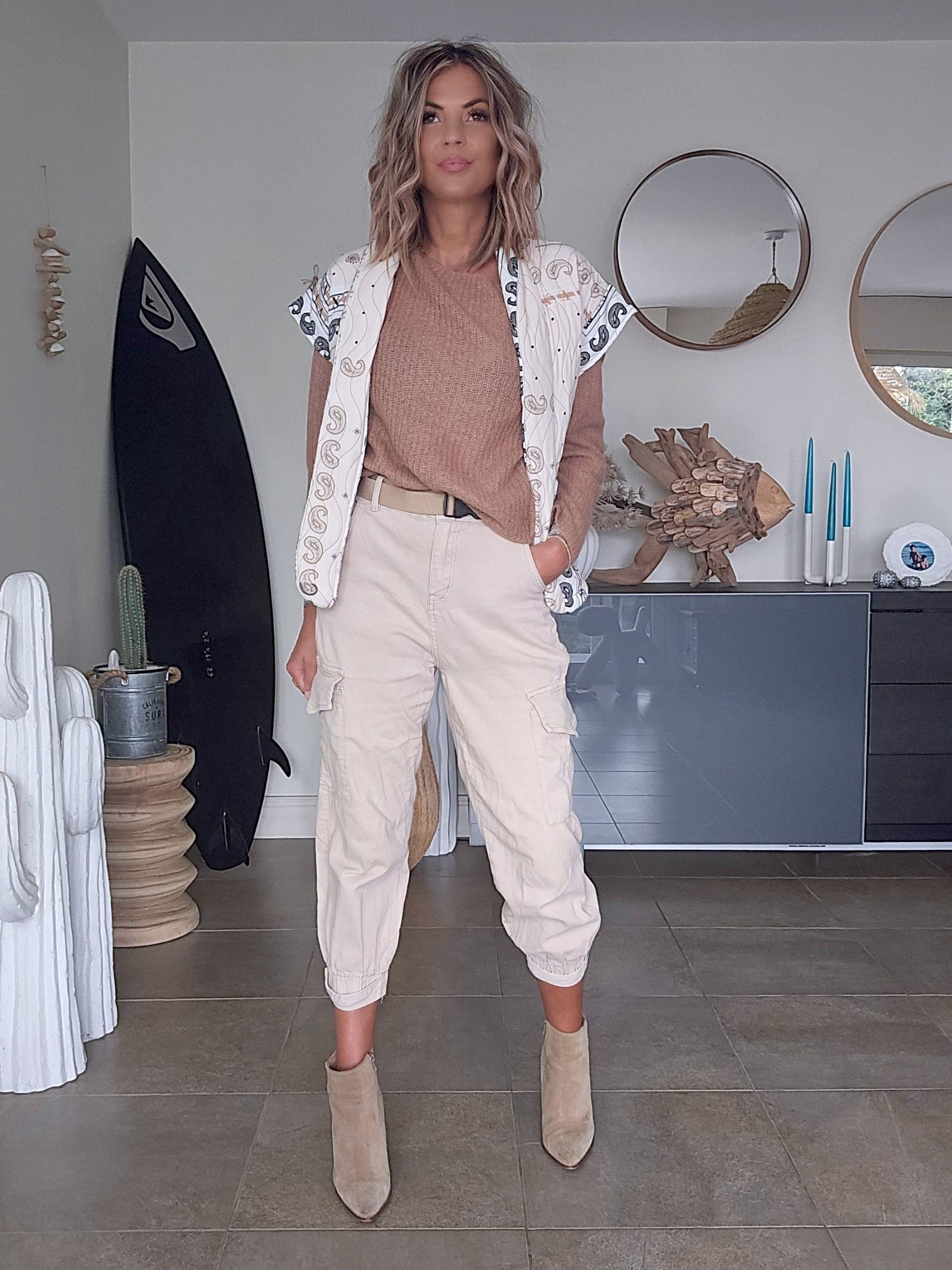 Veste boho sans manche