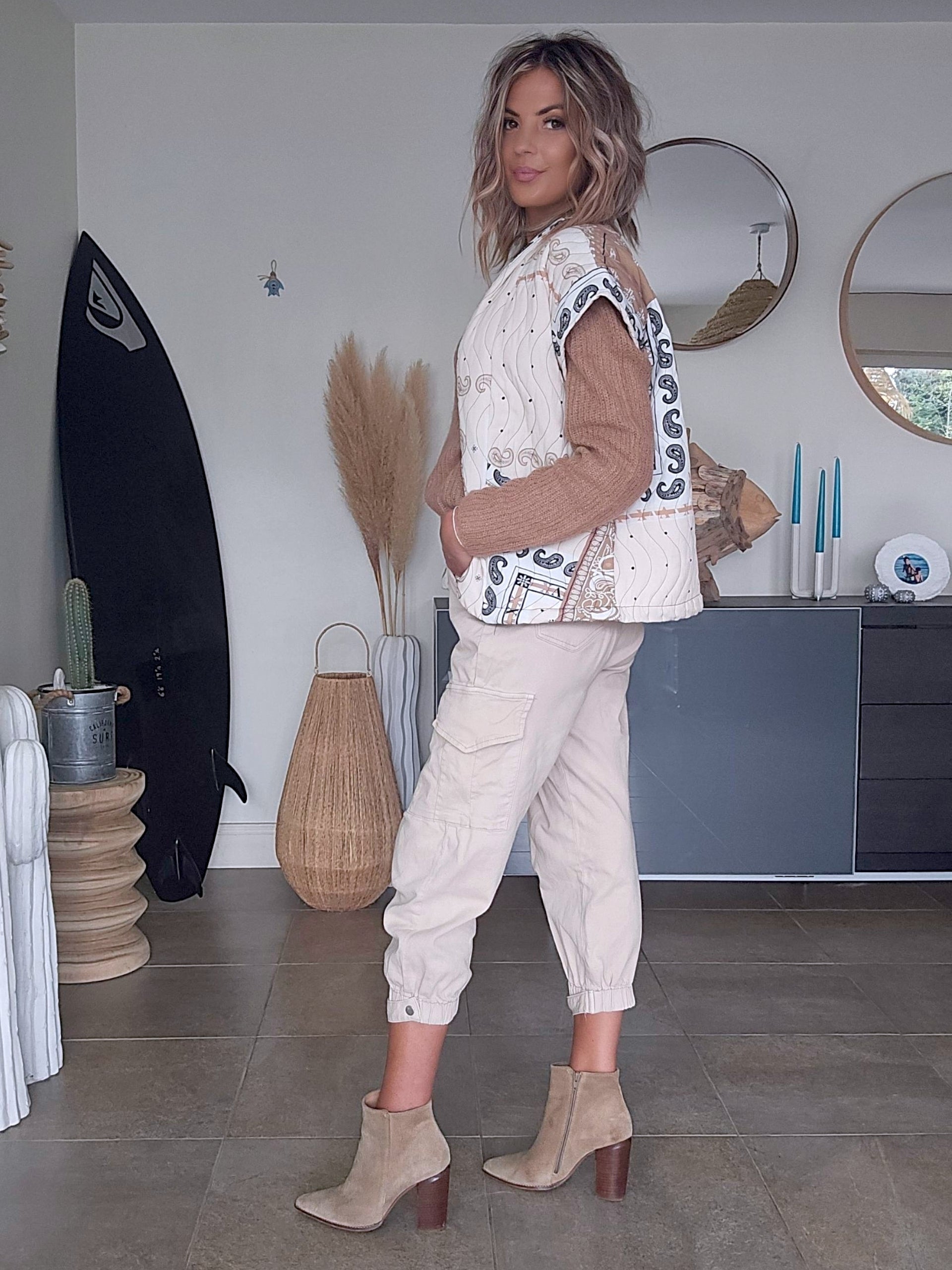 Veste boho sans manche