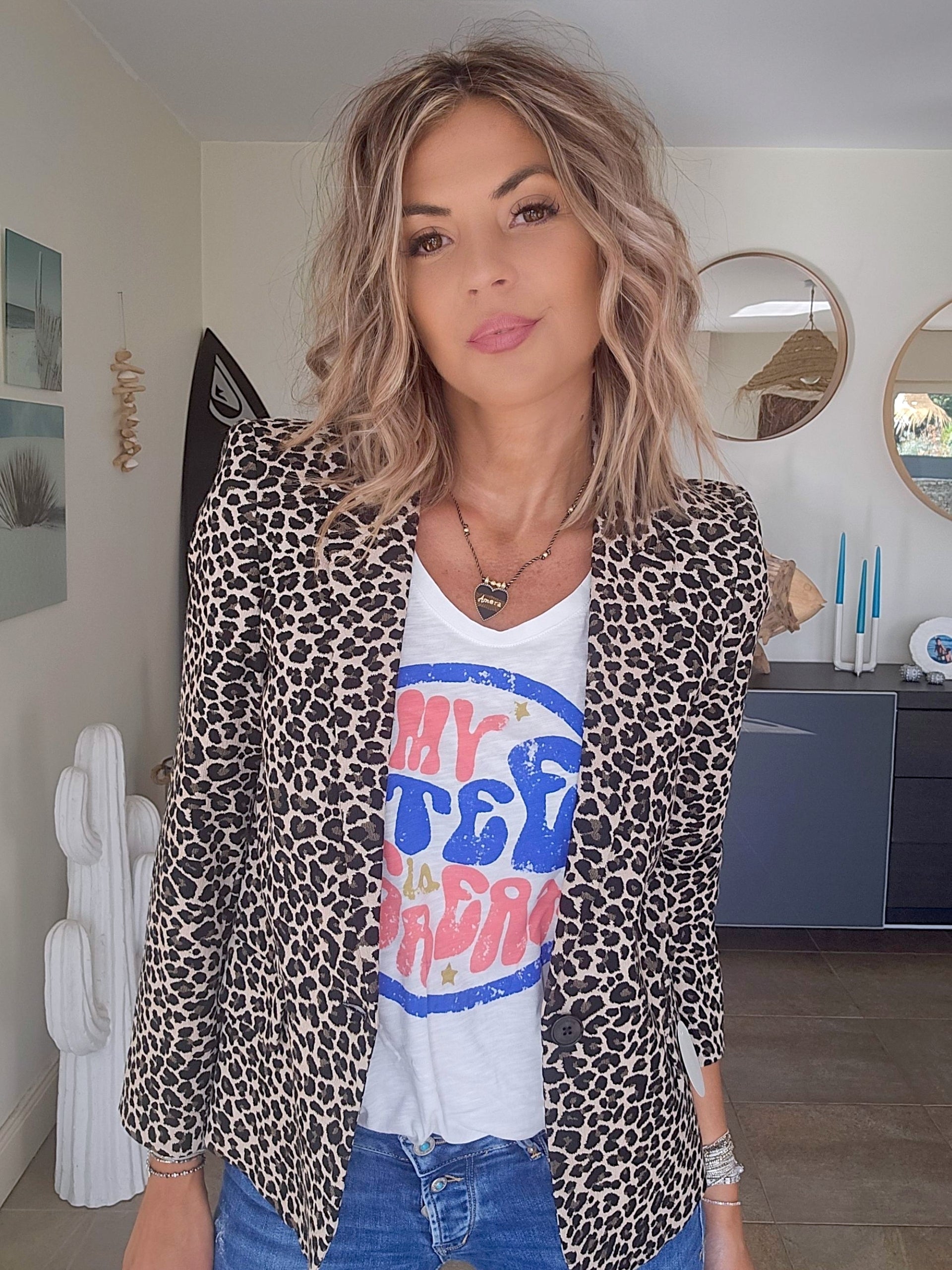 Veste Victor léopard