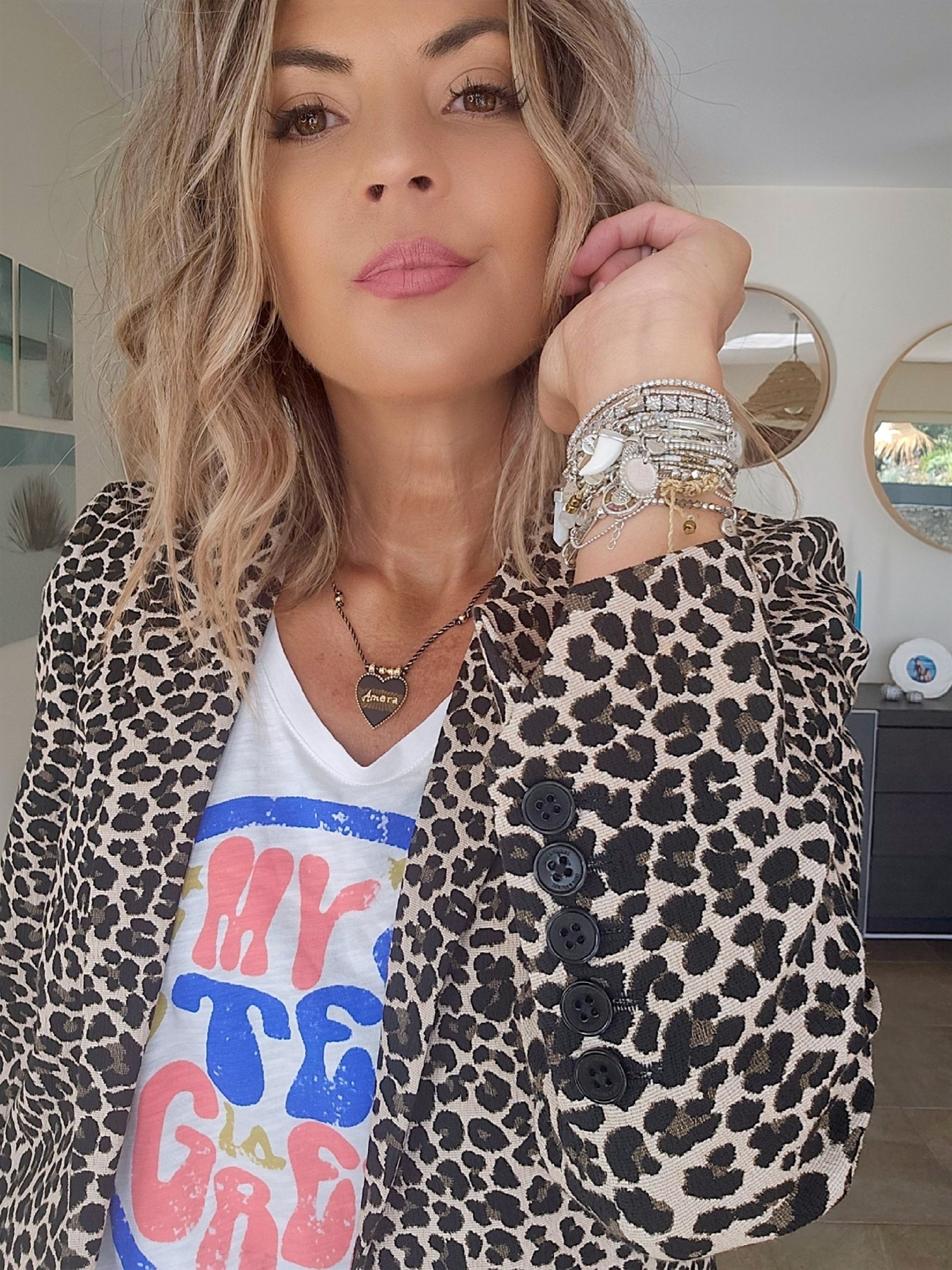 Veste Victor léopard