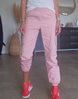 Pantalon cargo rose