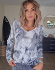 Pull tie and dye gris