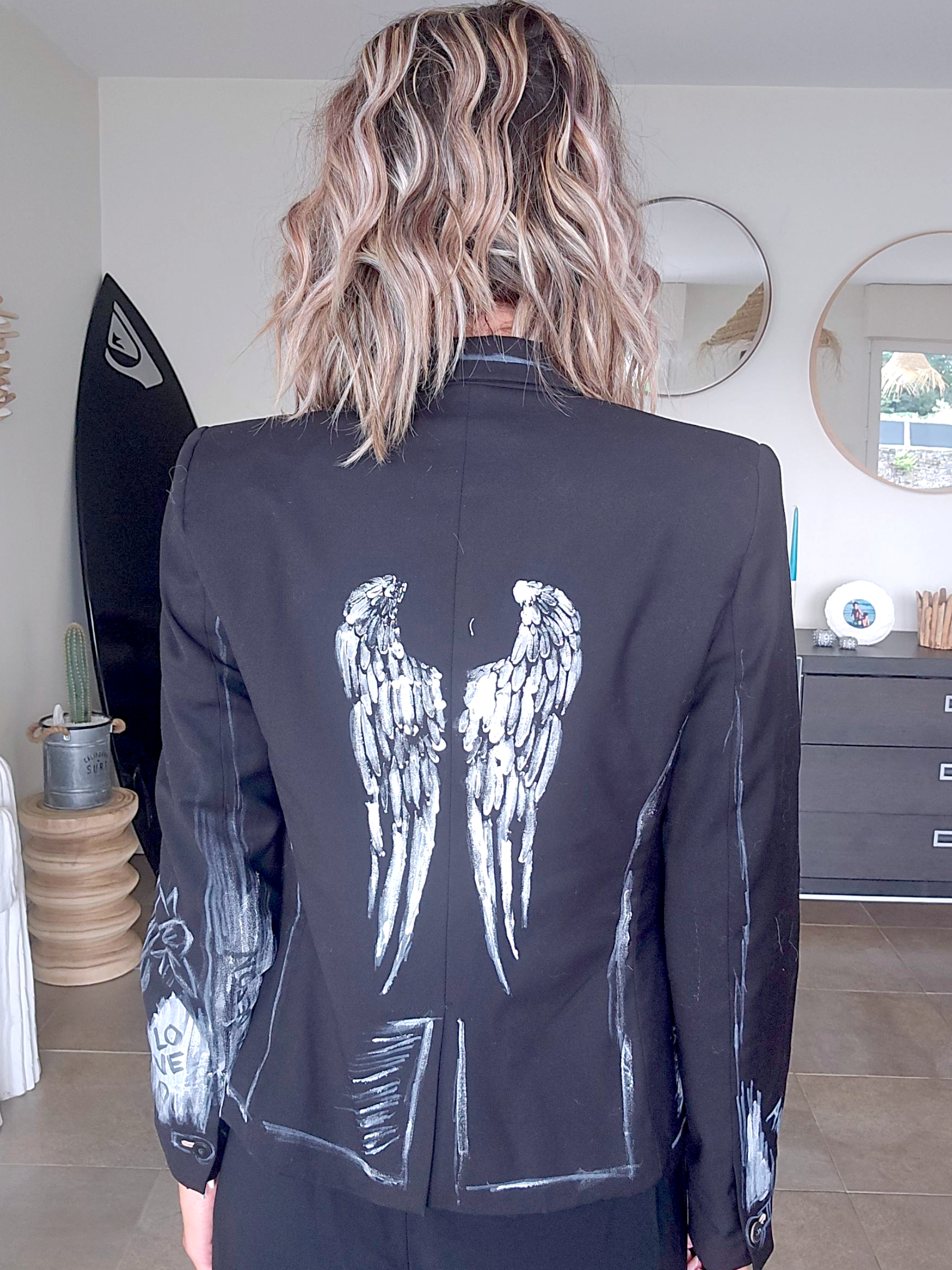 Veste noire créateur