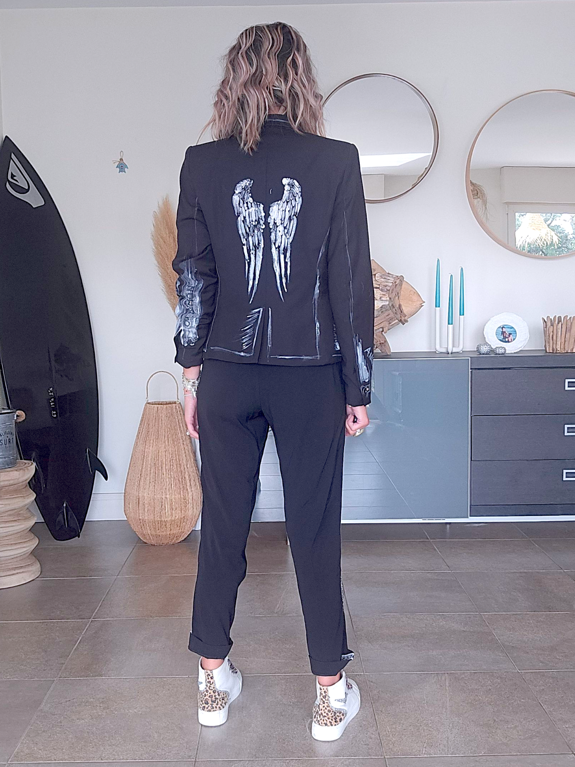 Veste noire créateur