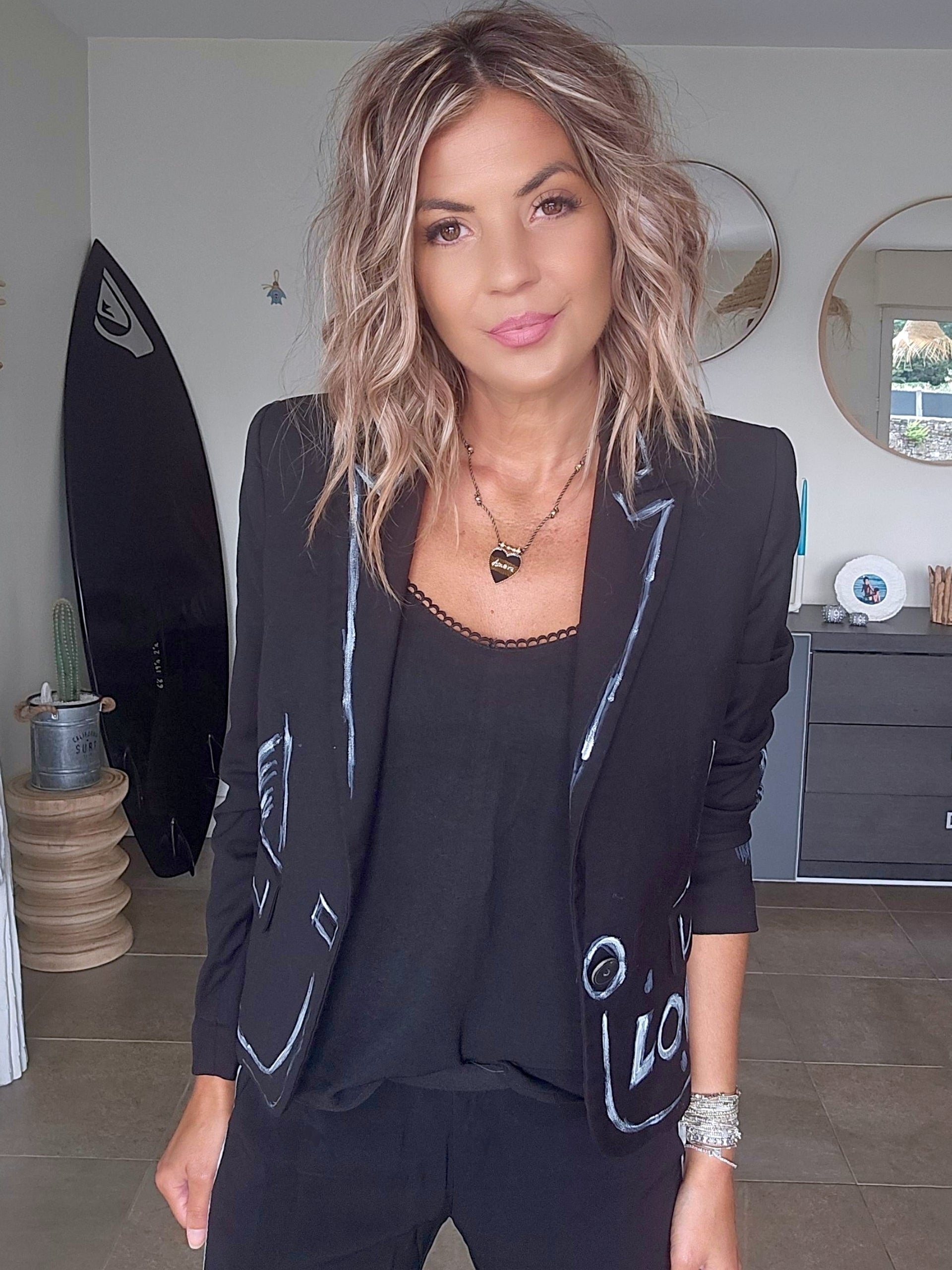 Veste noire créateur