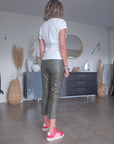 Pantalon kaki 7/8è