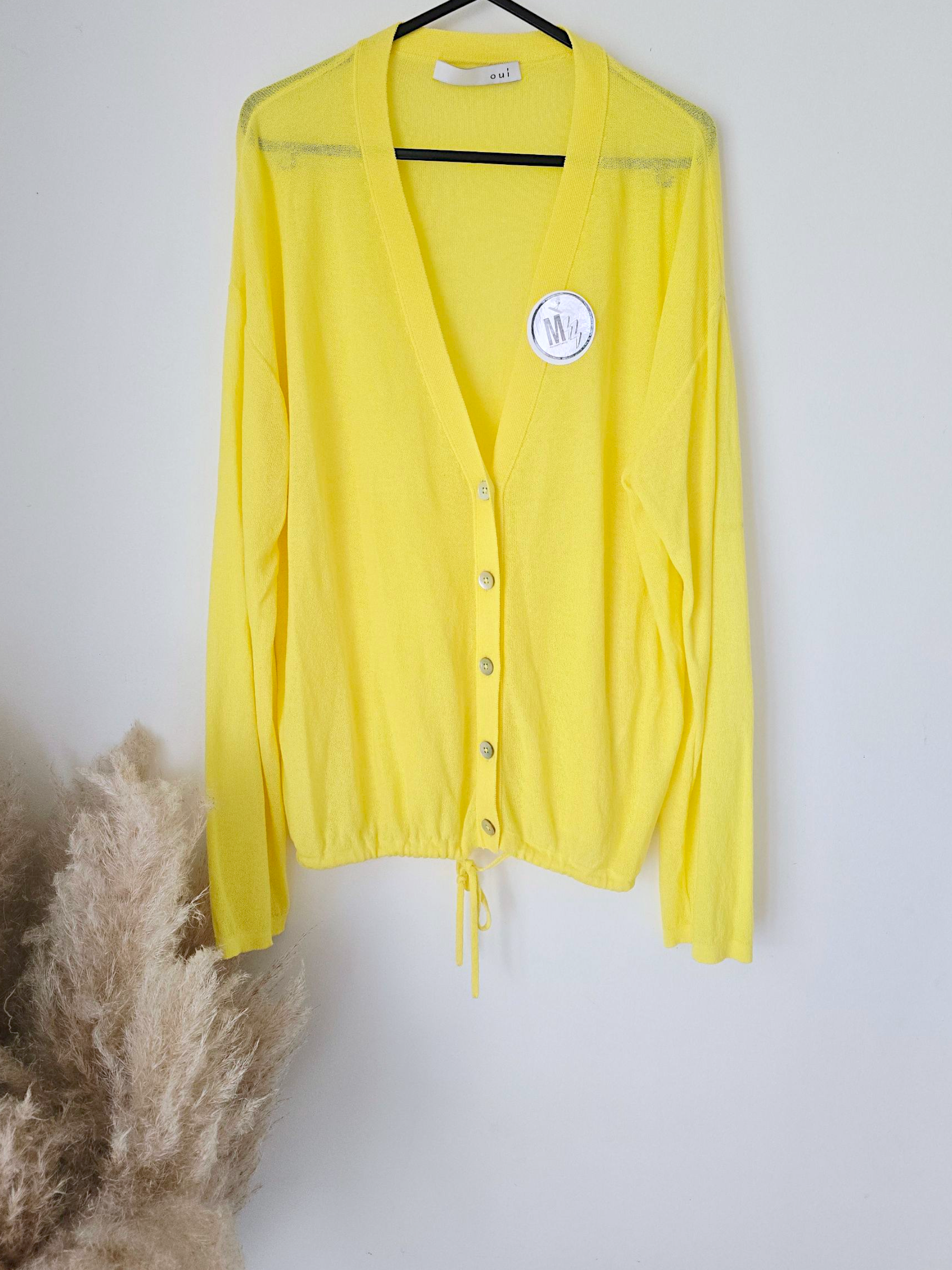 Cardigan fin yellow