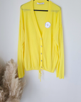 Cardigan fin yellow
