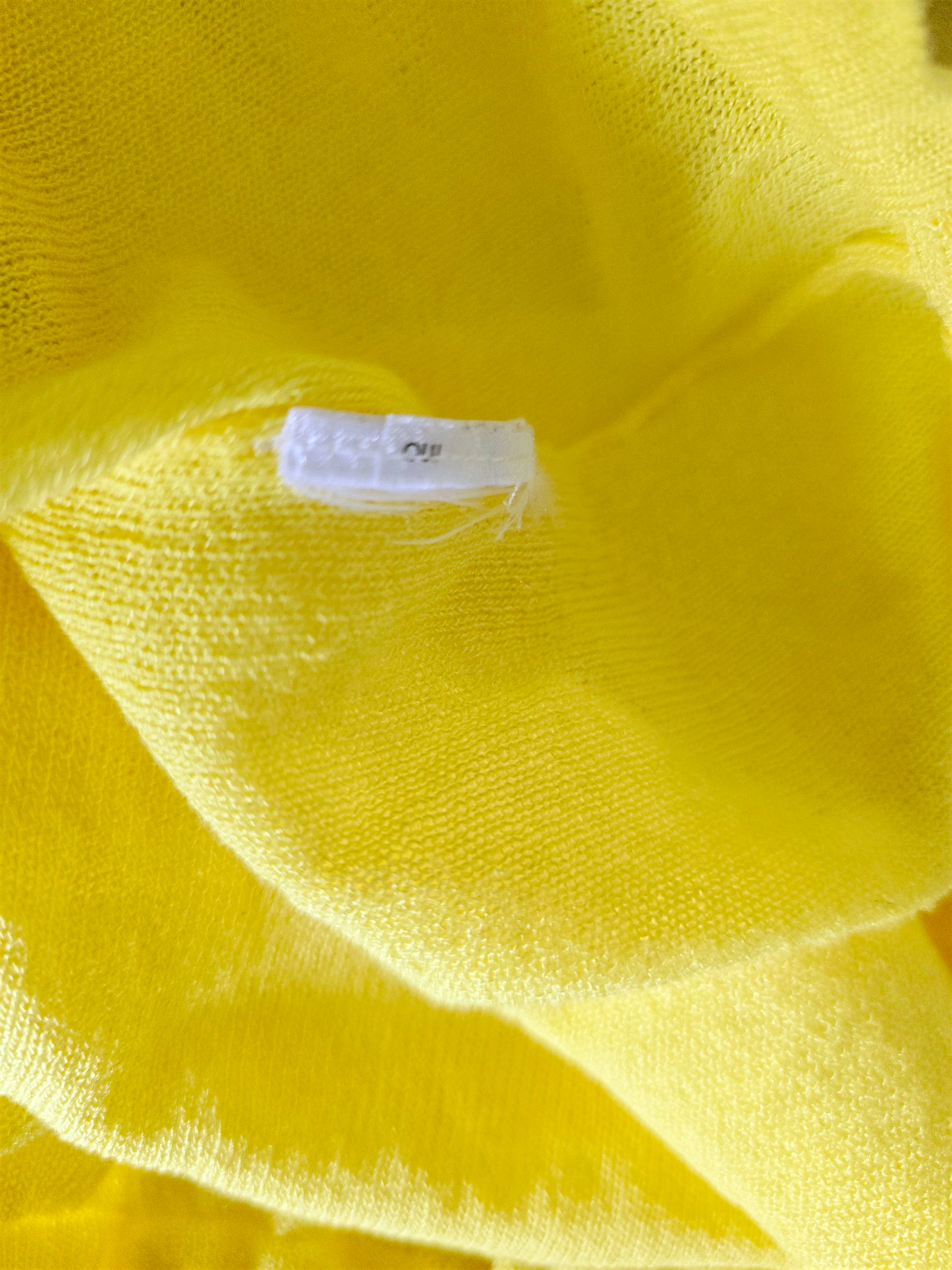 Cardigan fin yellow