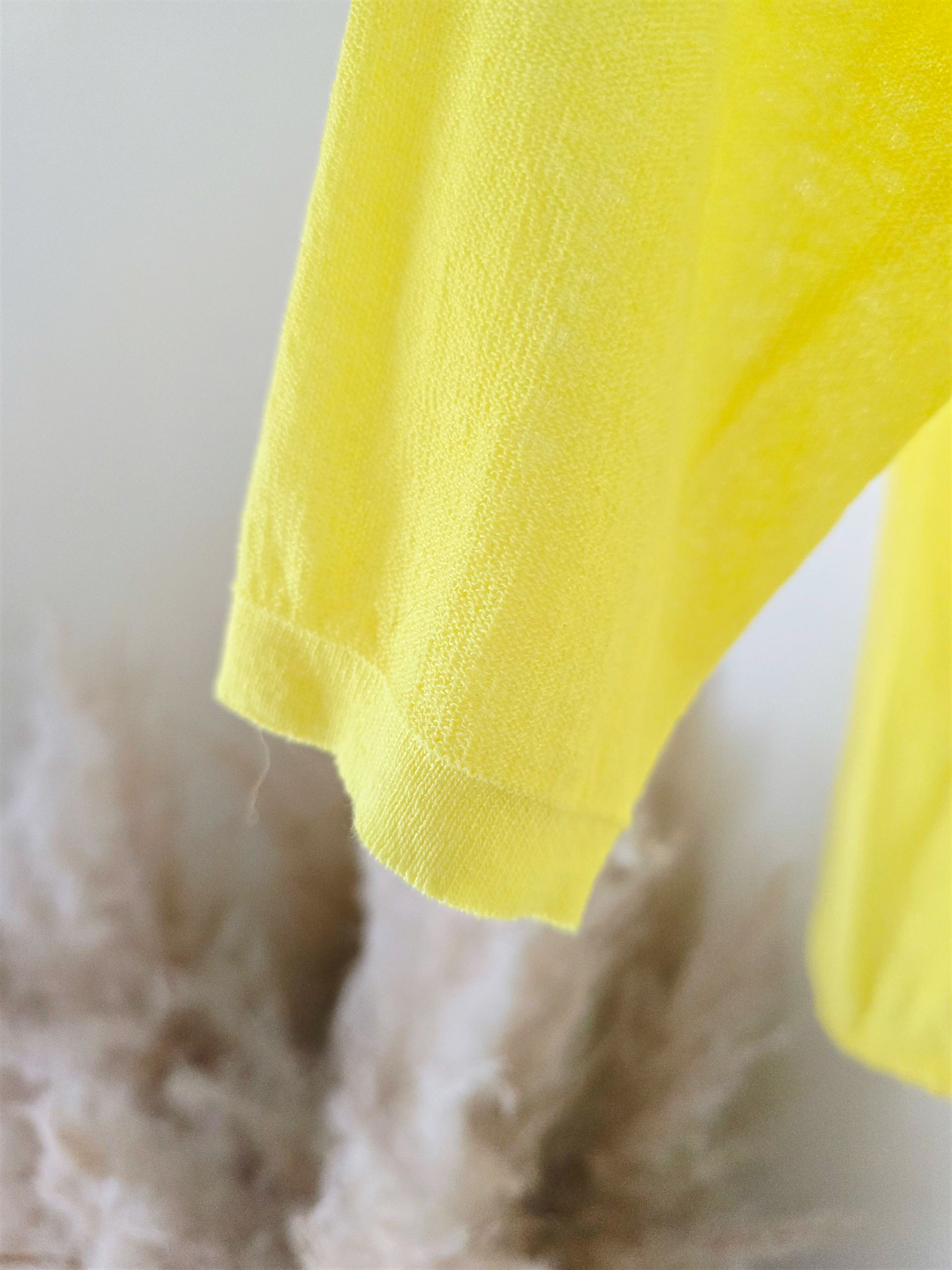 Cardigan fin yellow
