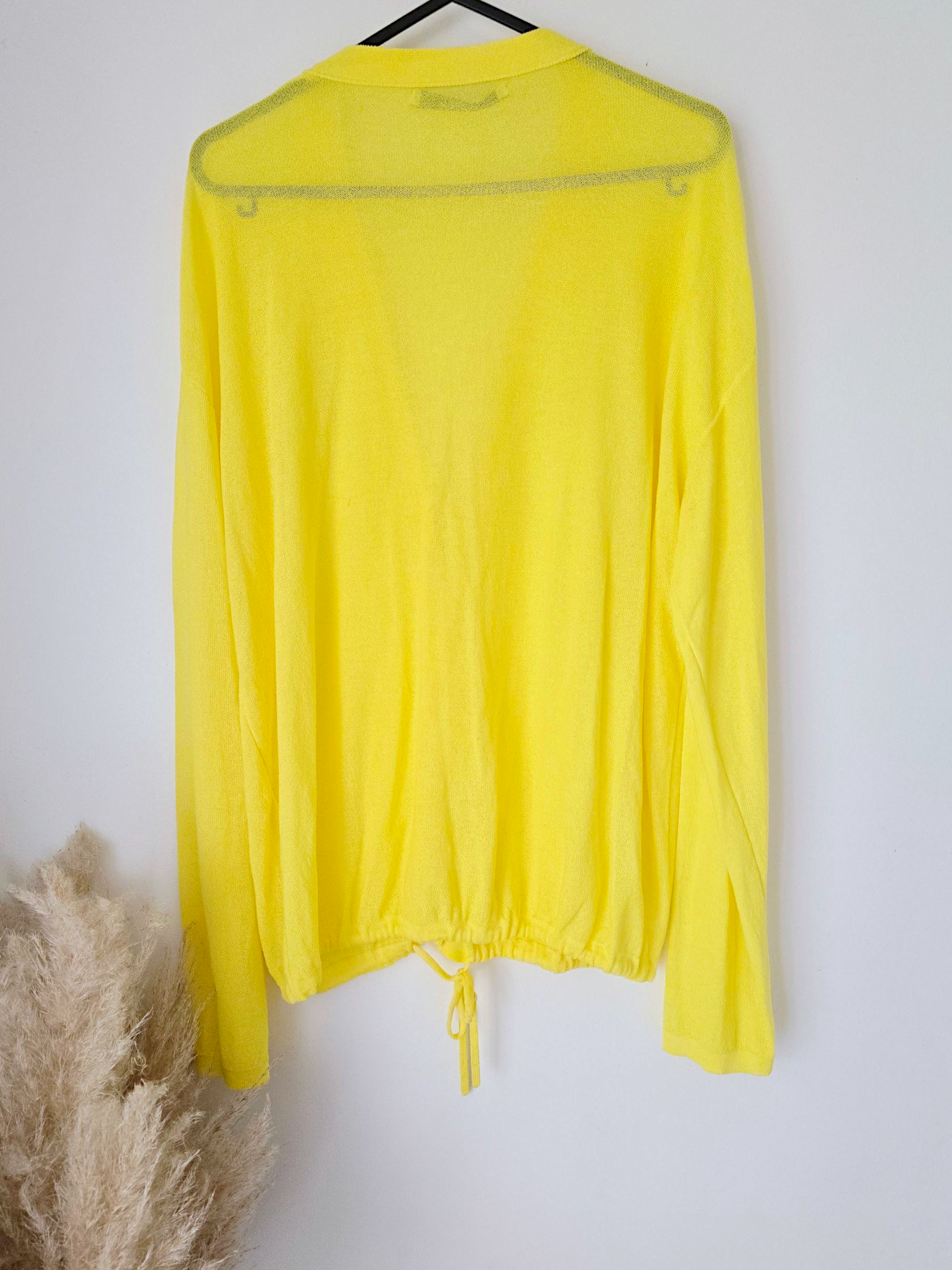 Cardigan fin yellow