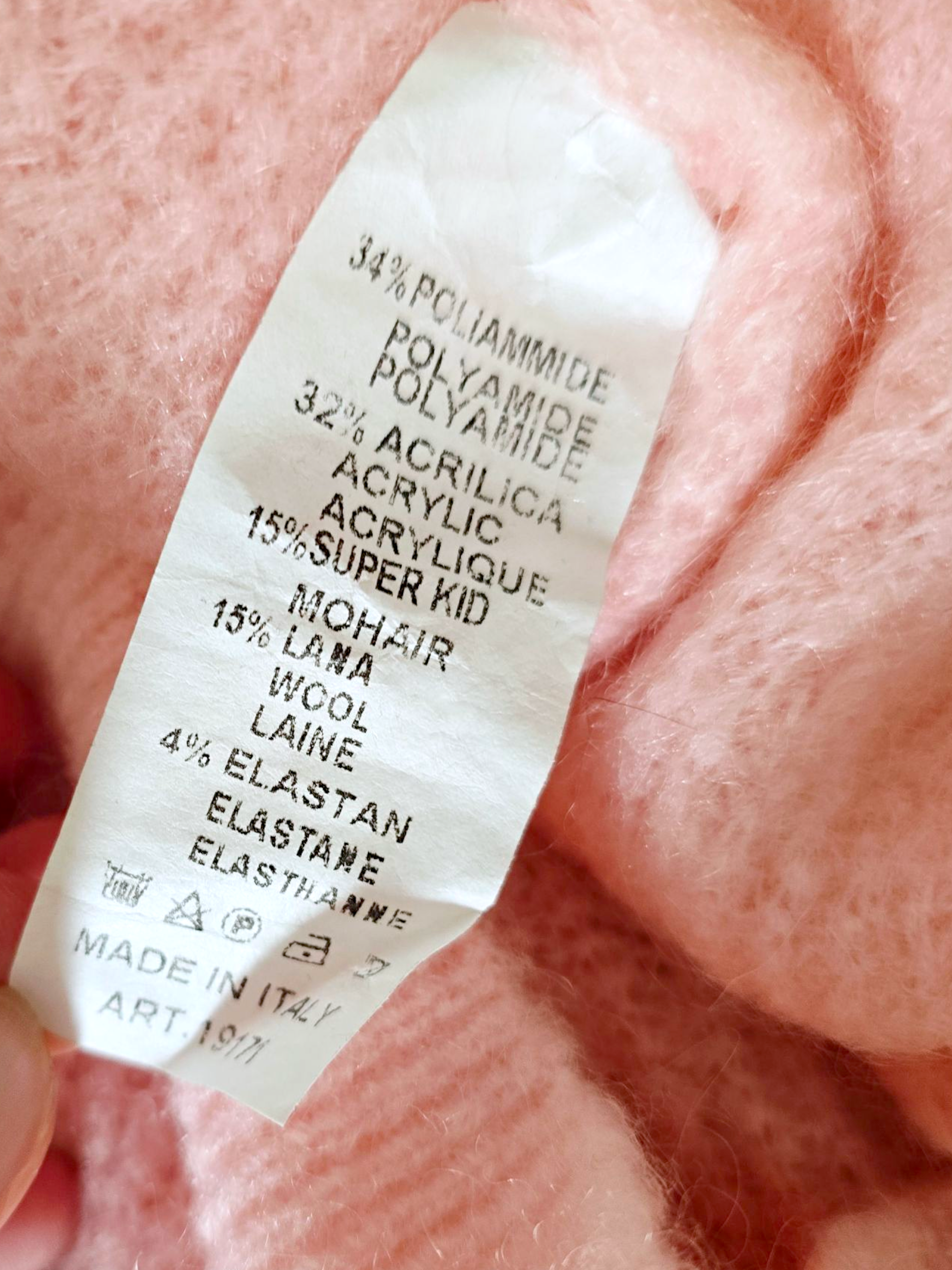 Pull rose double sens