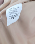 Veste velours écru à tags