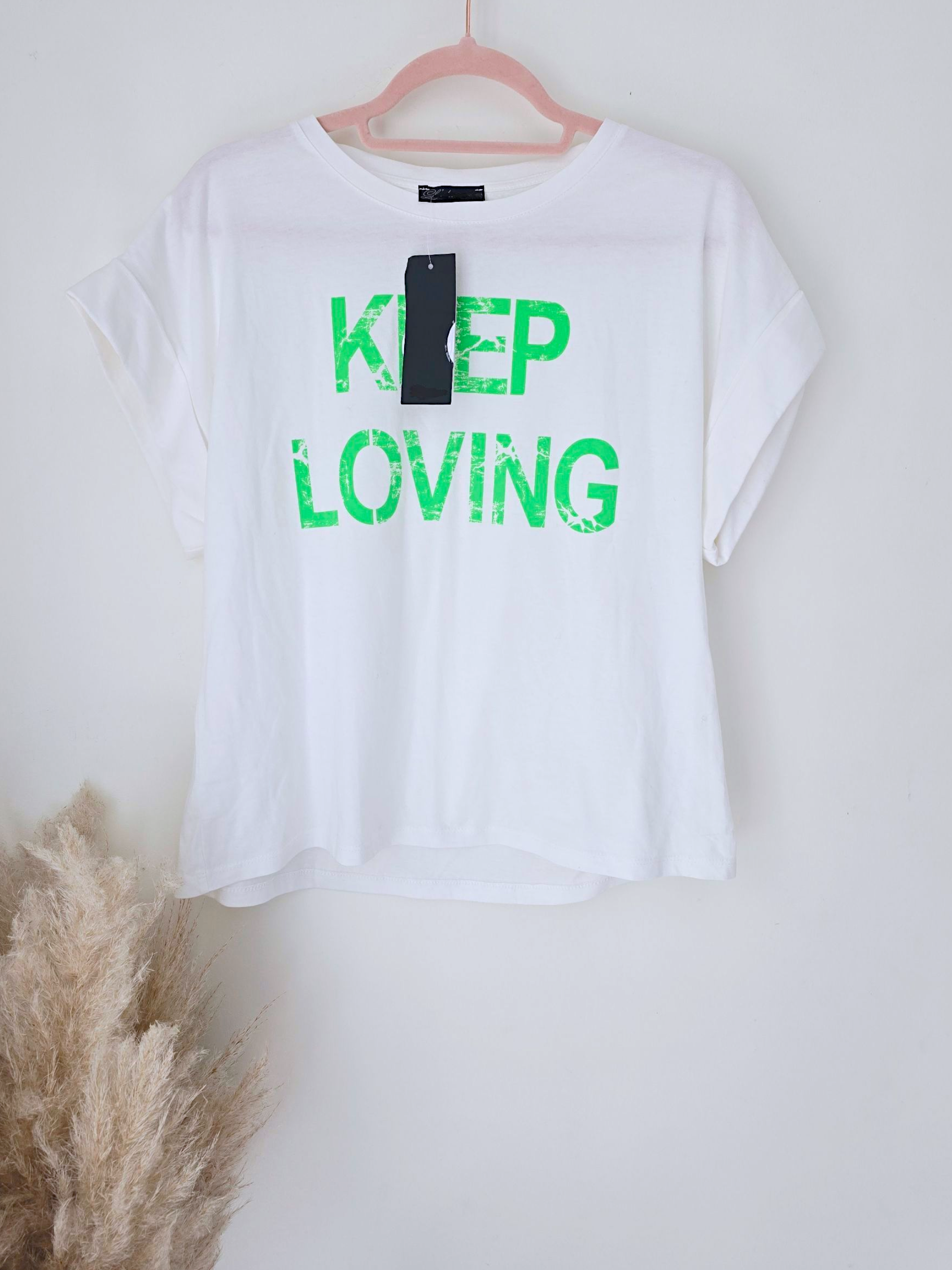 T-shirt keep vert fluo