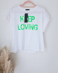 T-shirt keep vert fluo