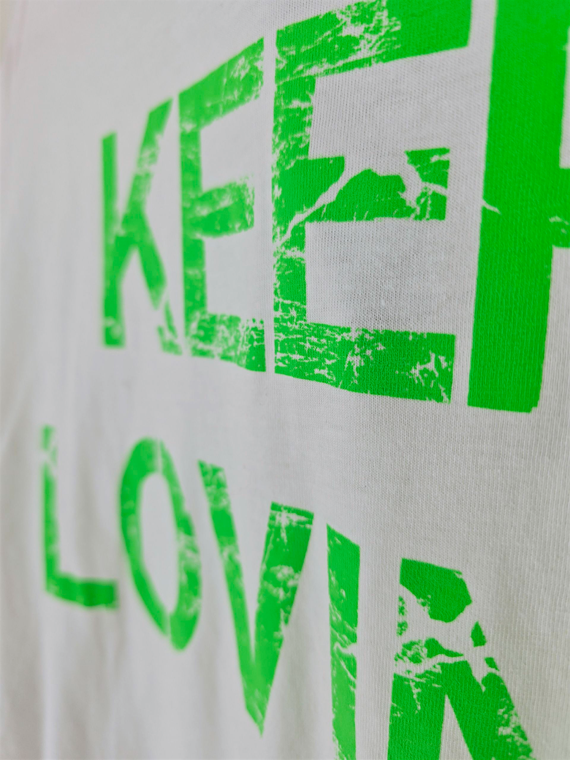 T-shirt keep vert fluo