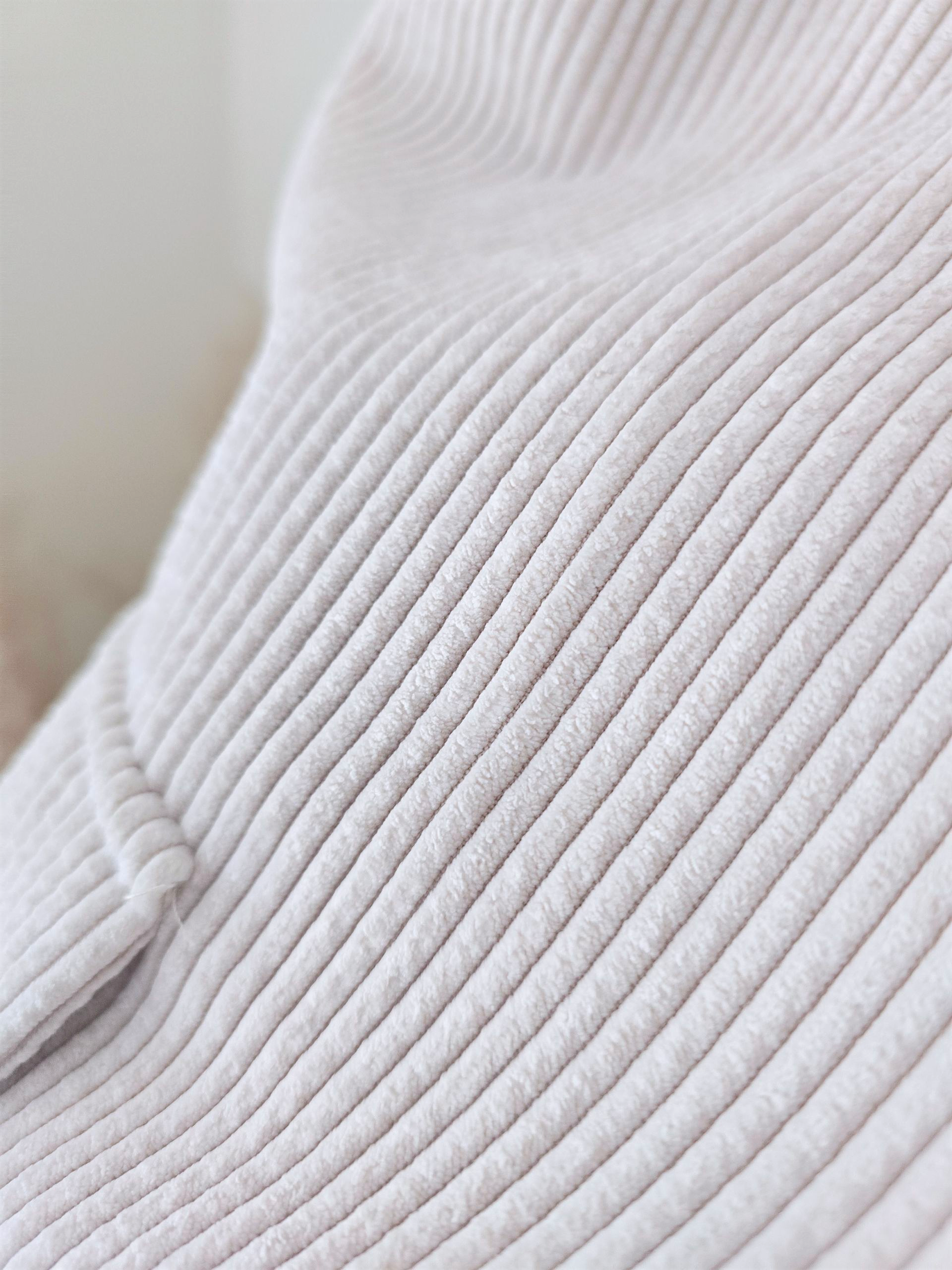 Veste velours écru à tags