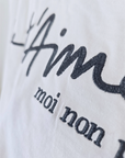 T-shirt "je t'aime moi non plus"