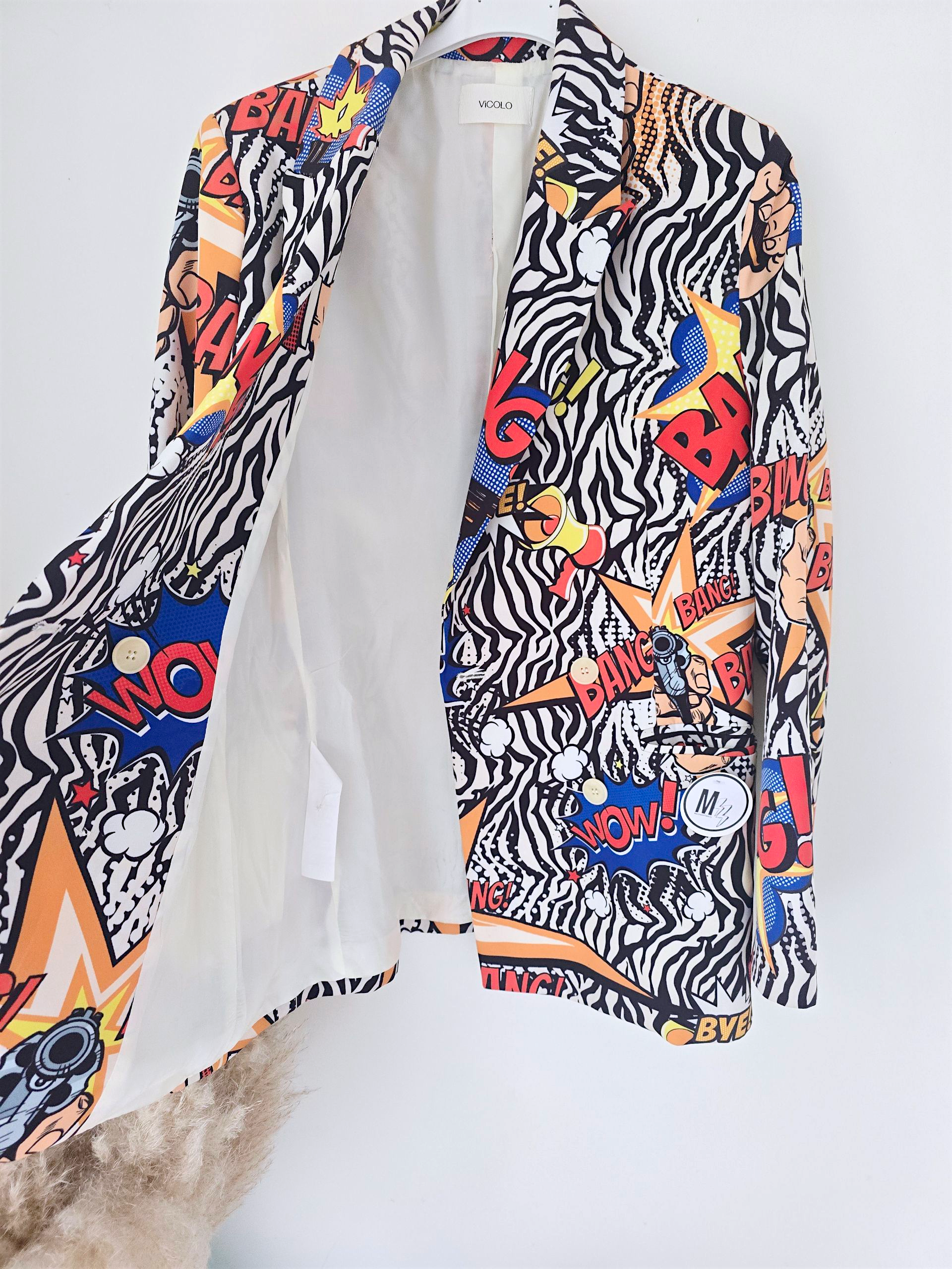 Blazer Bang à inscriptions